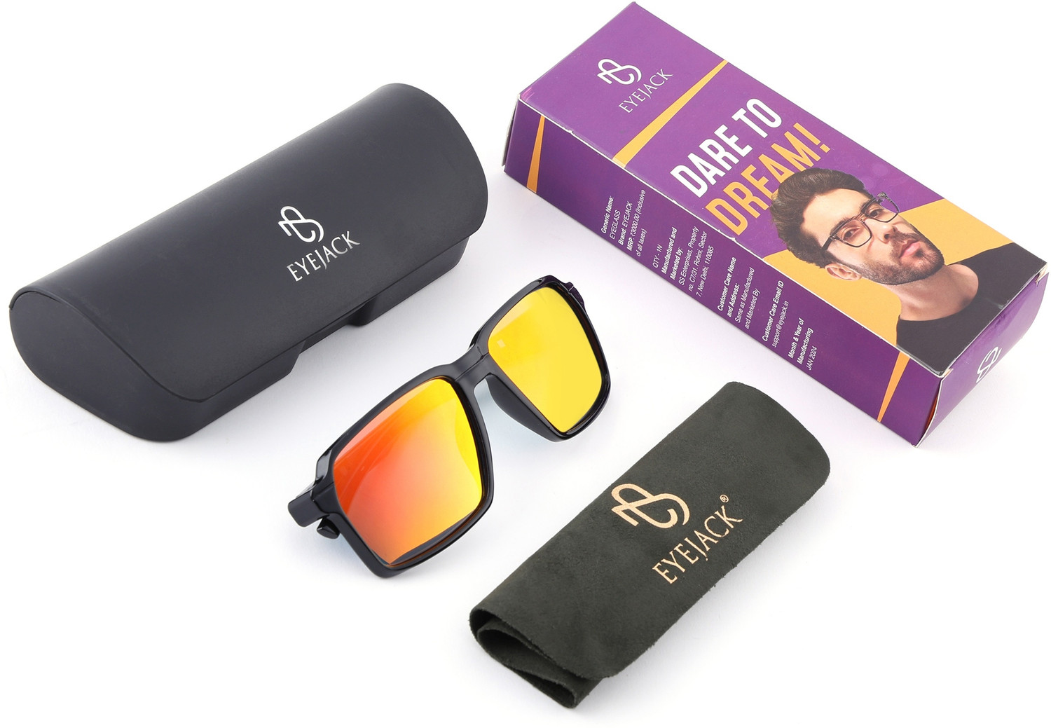 Image of Eyejack by Voyage Wayfarer Sunglasses