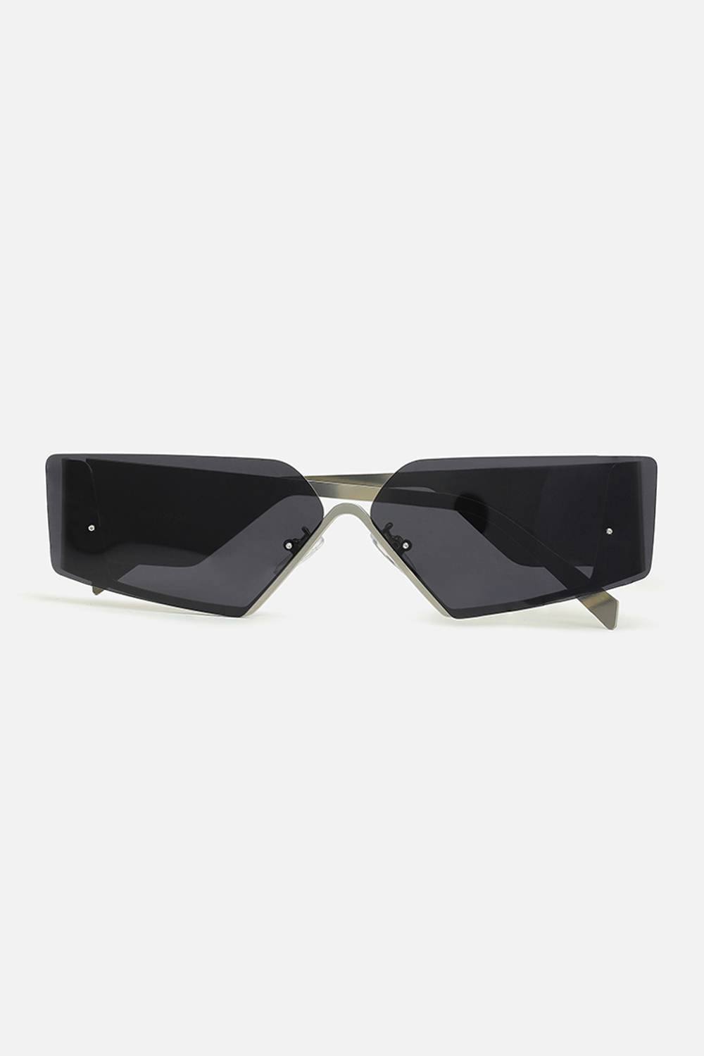 Snitch Rectangular Black Sunglasses - Image 1