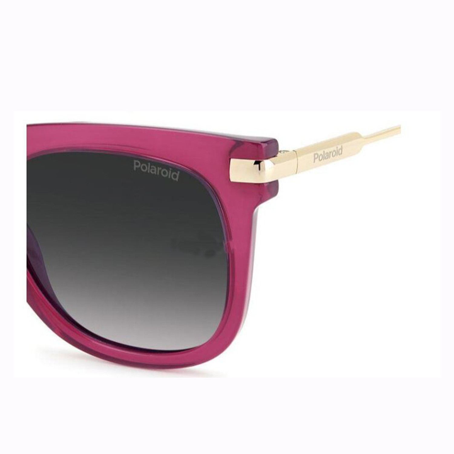 Image of POLAROID Polarized Butterfly Sunglasses (51) (For Women, Grey)