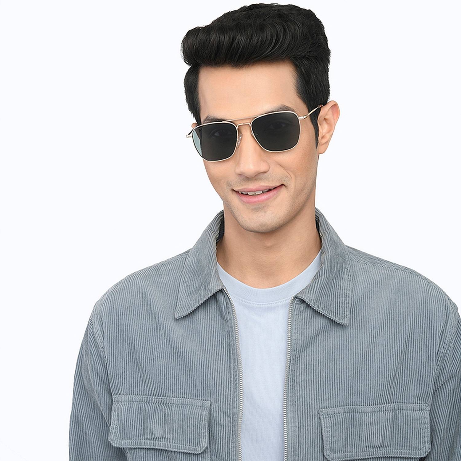 VINCENT CHASE Retro Square Sunglasses - Image 4