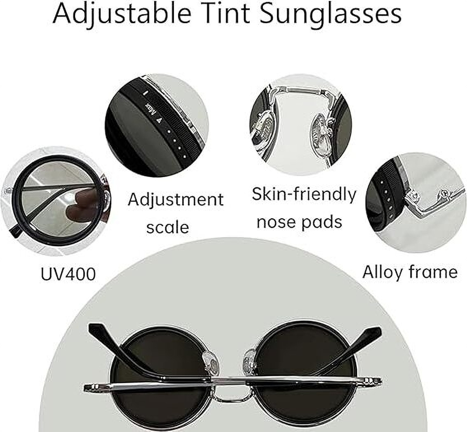 Image of Abhsant Round Sunglasses