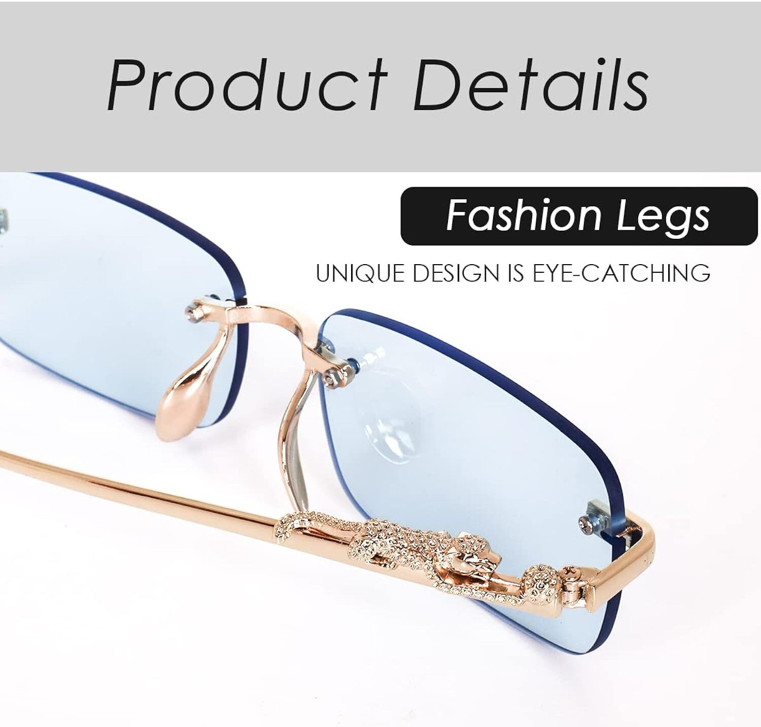Image of eyevy Rectangular Sunglasses