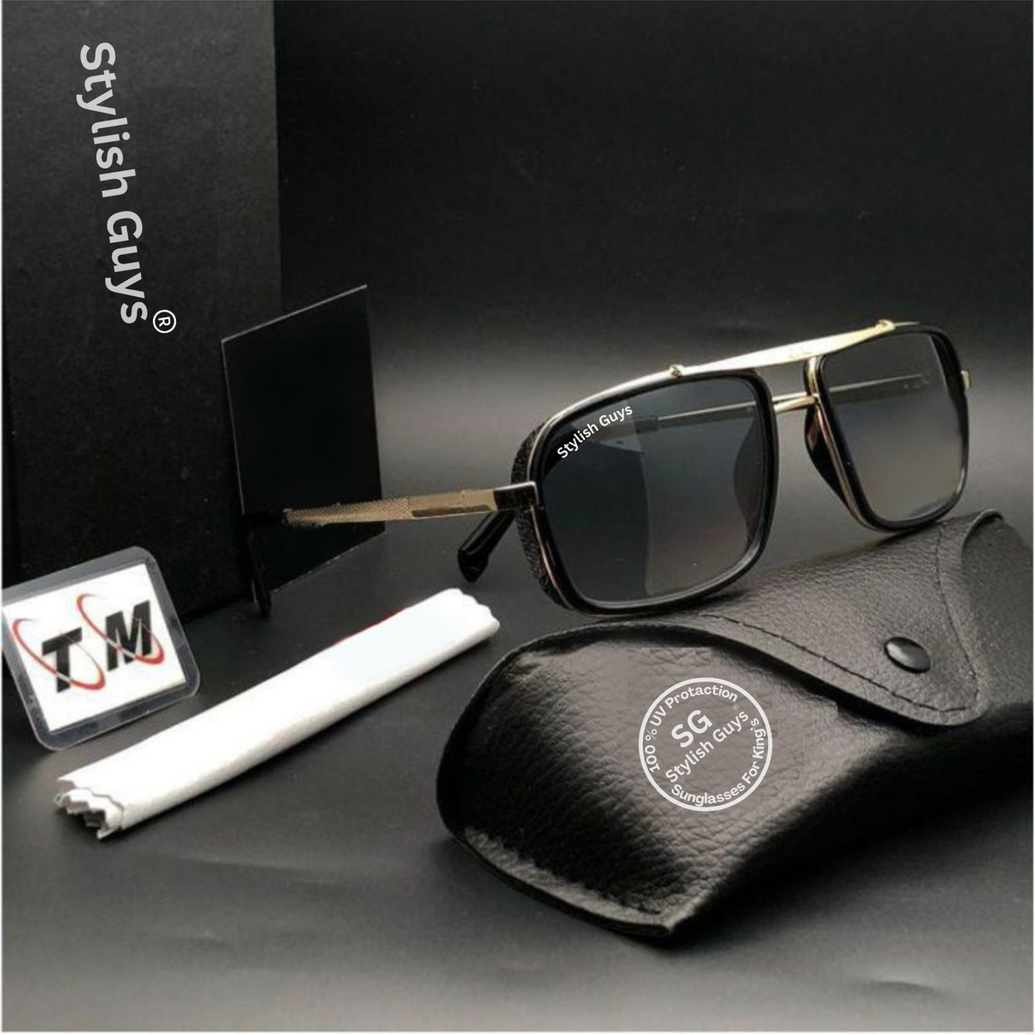 Image of STYLISH GUYS Aviator Sunglasses
