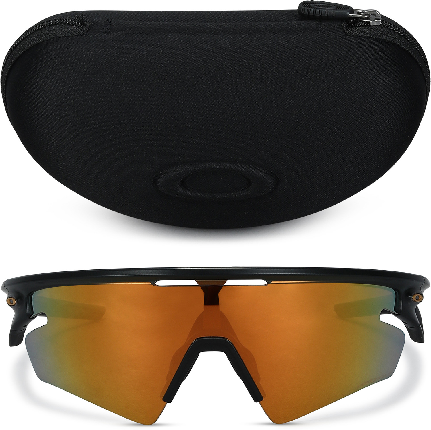 Image of OAKLEY Rectangular Sunglass (For Men & Women, Golden)