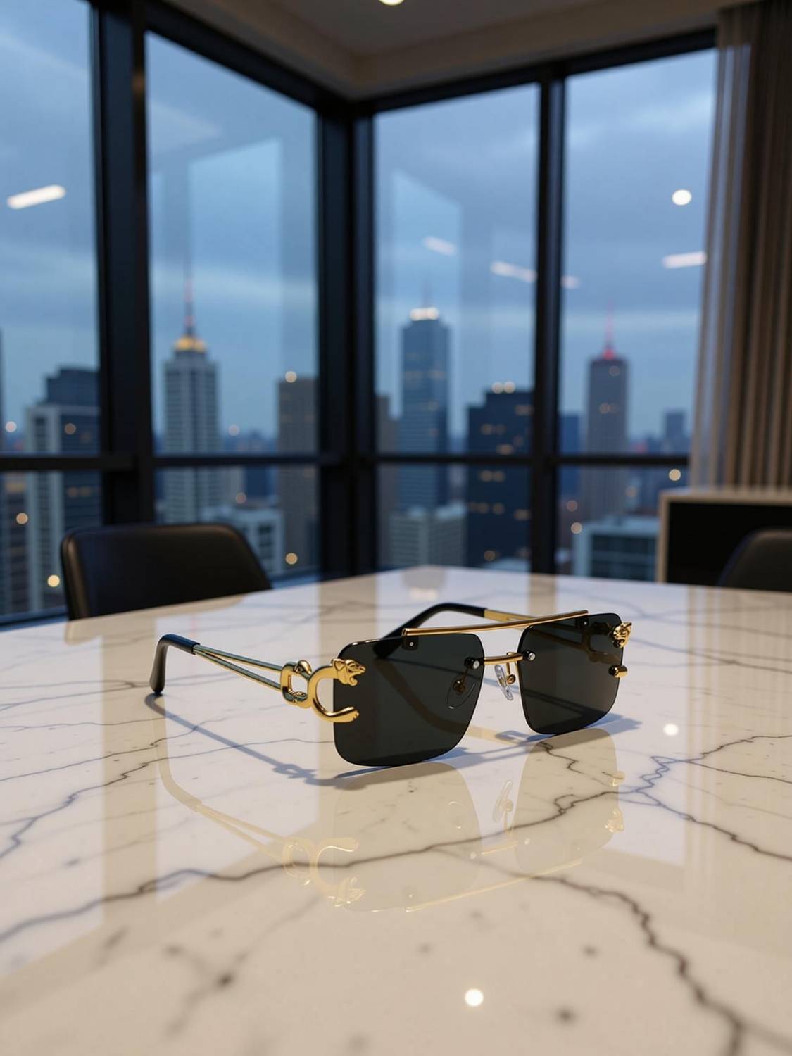 ROADWAY Rectangular Sunglasses - Image 4