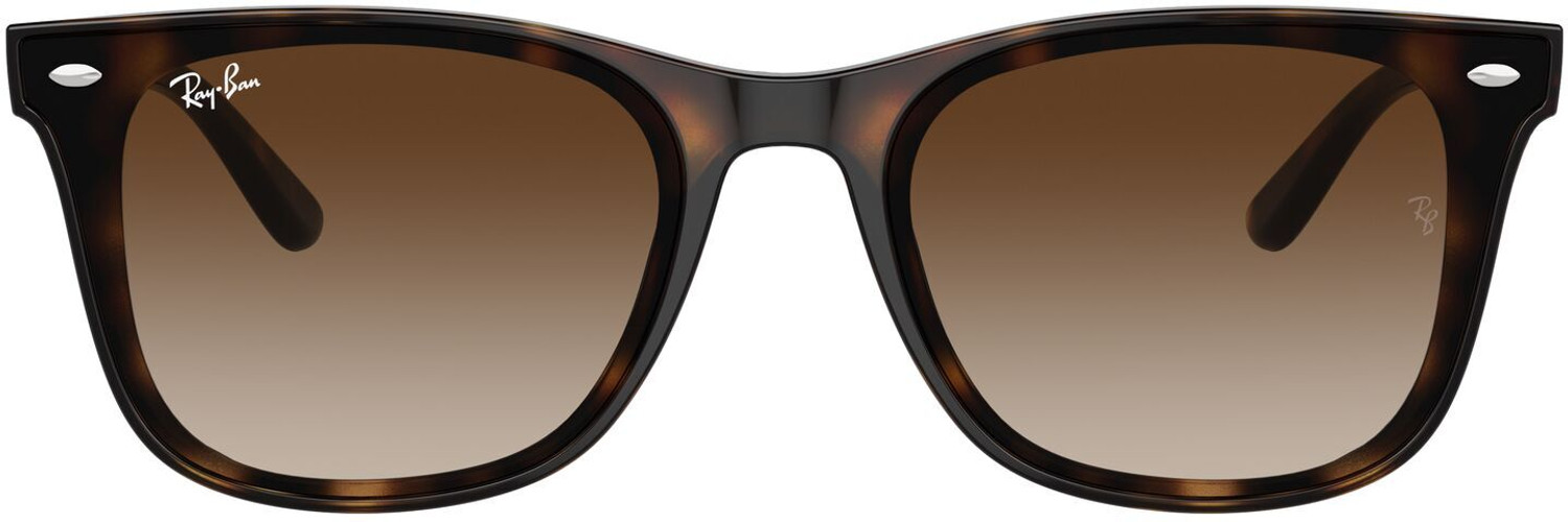 Image of Ray-Ban Gradient Retro Square Sunglasses (65) (For Men & Women, Brown)
