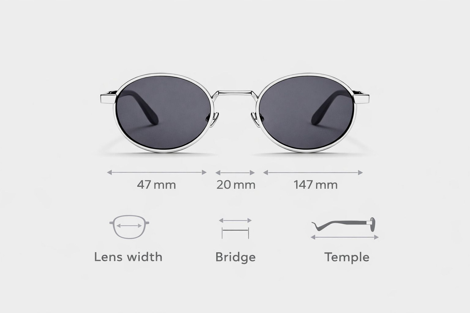 Image of Neolux Oval Sunglasses