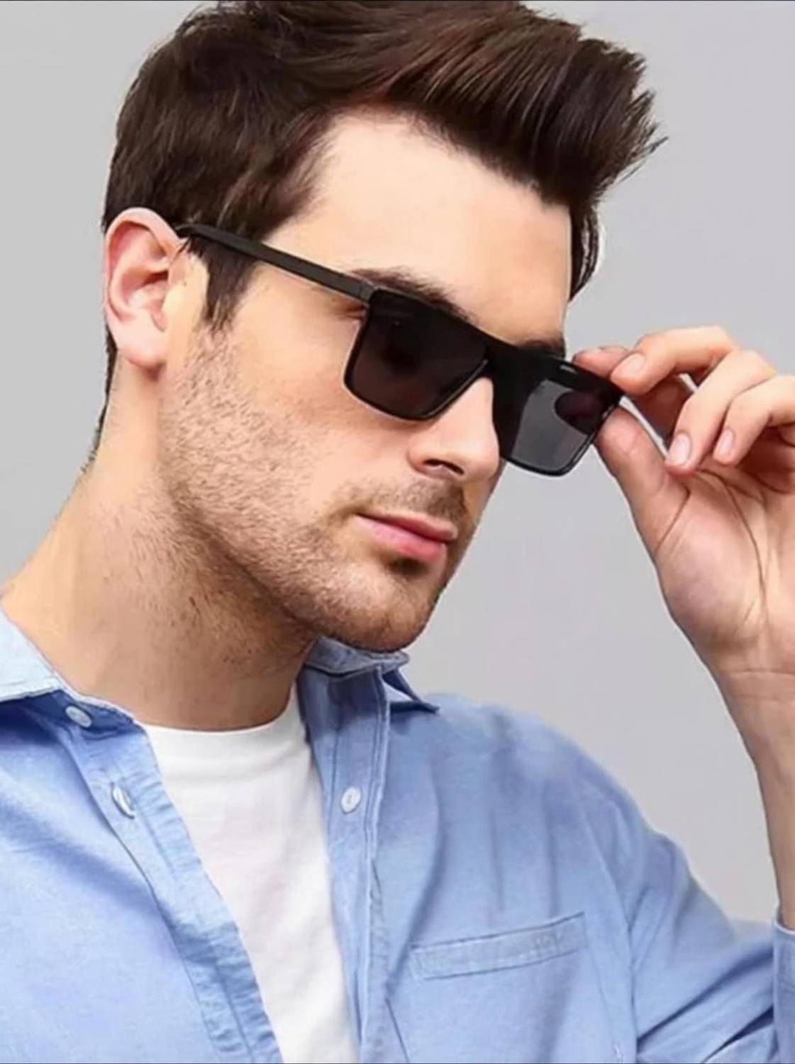 ALFATOORE Retro Square Sunglasses