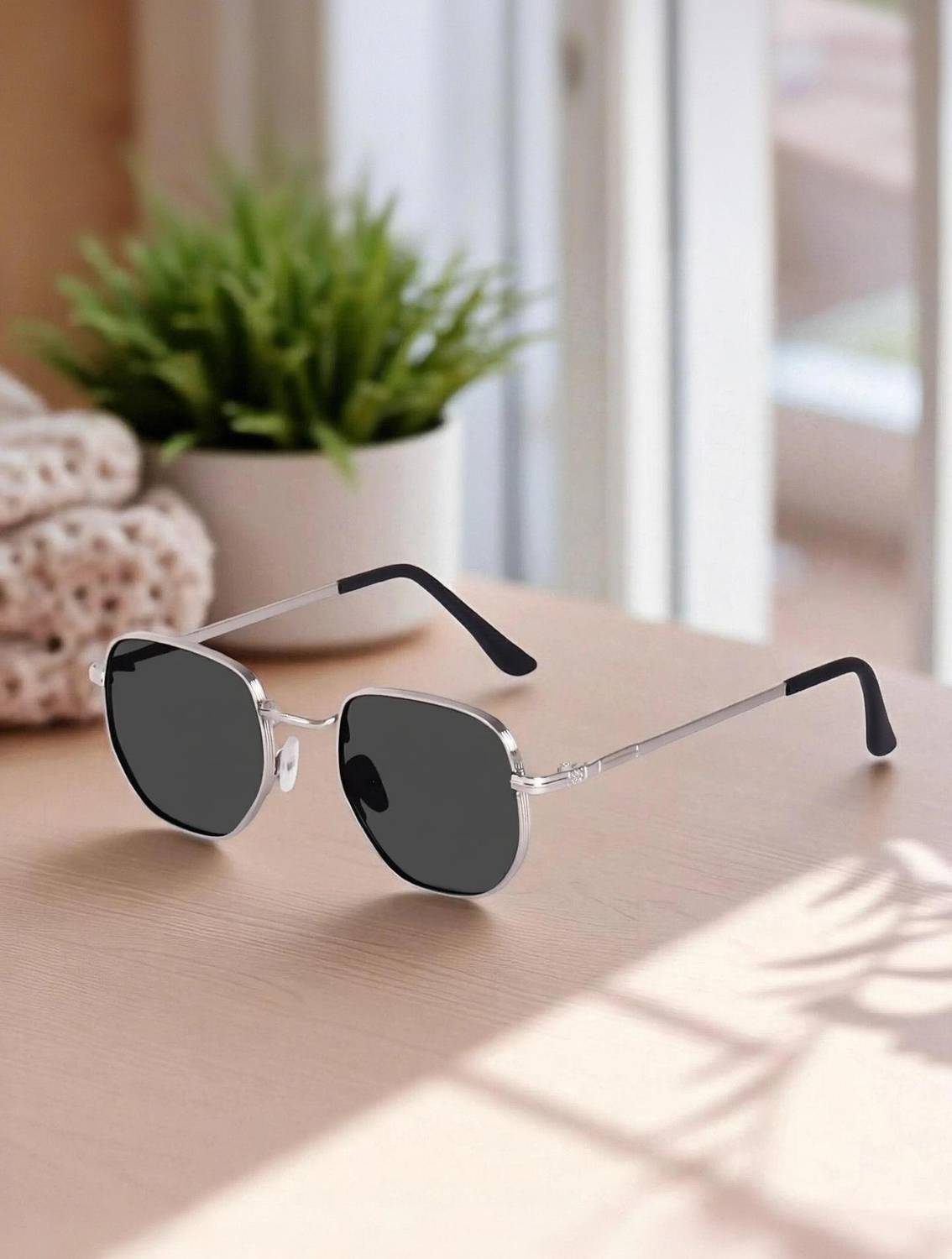 DKERAOD Others Round, Spectacle Sunglasses (Free Size) (For Men ...mo