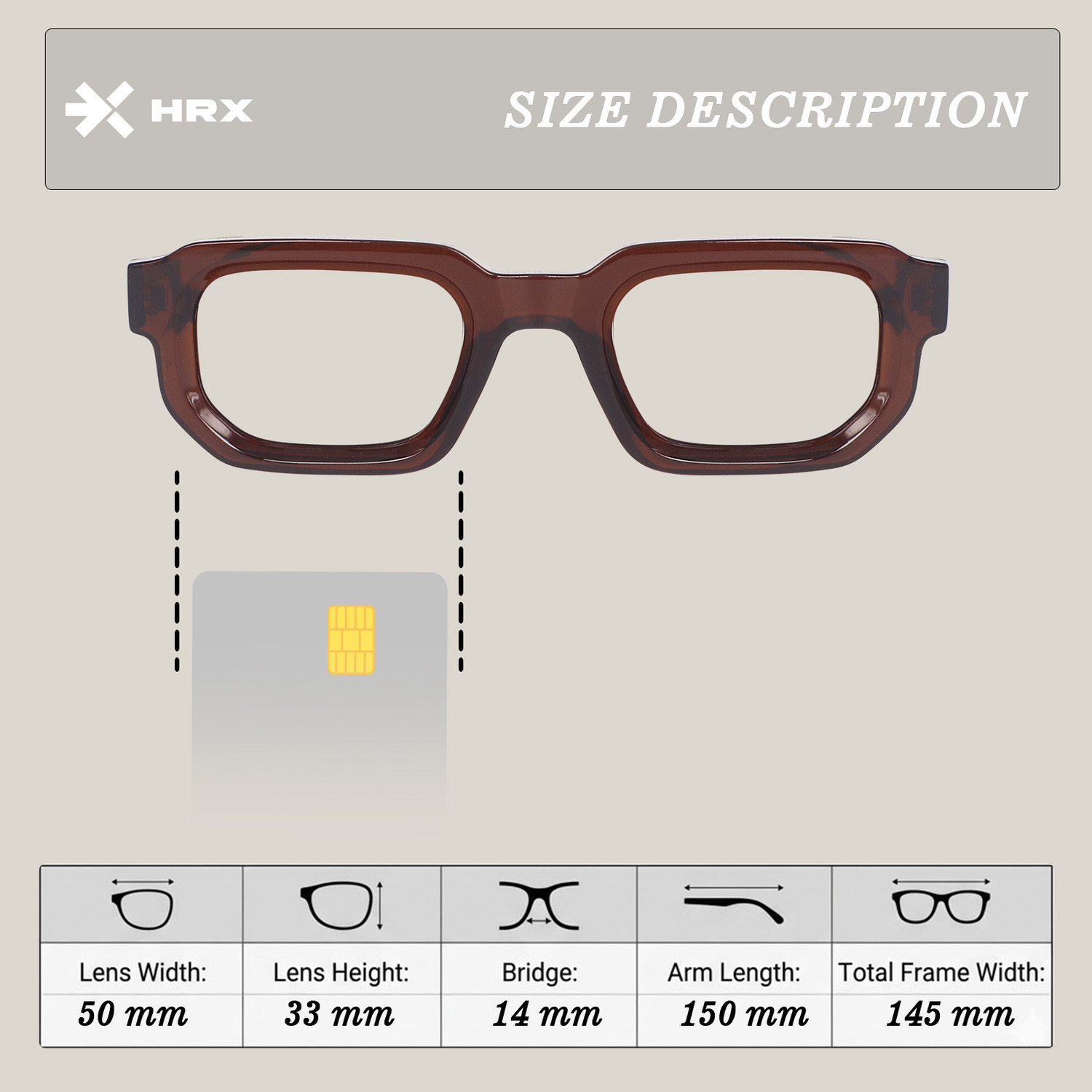 Image of HRX by Hrithik Roshan Rectangular Sunglasses