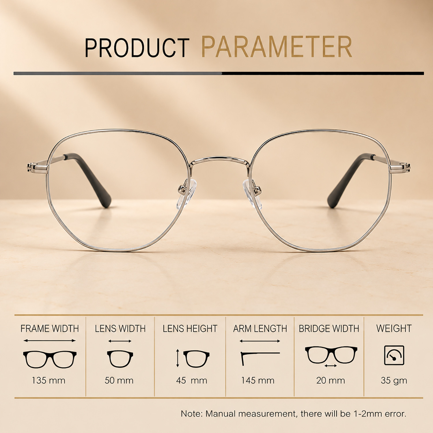 Image of DKERAOD Round, Spectacle Sunglasses