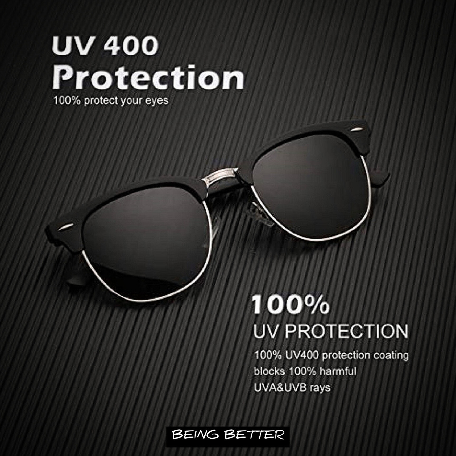 Image of Being Better Aviator, Over-sized Sunglasses