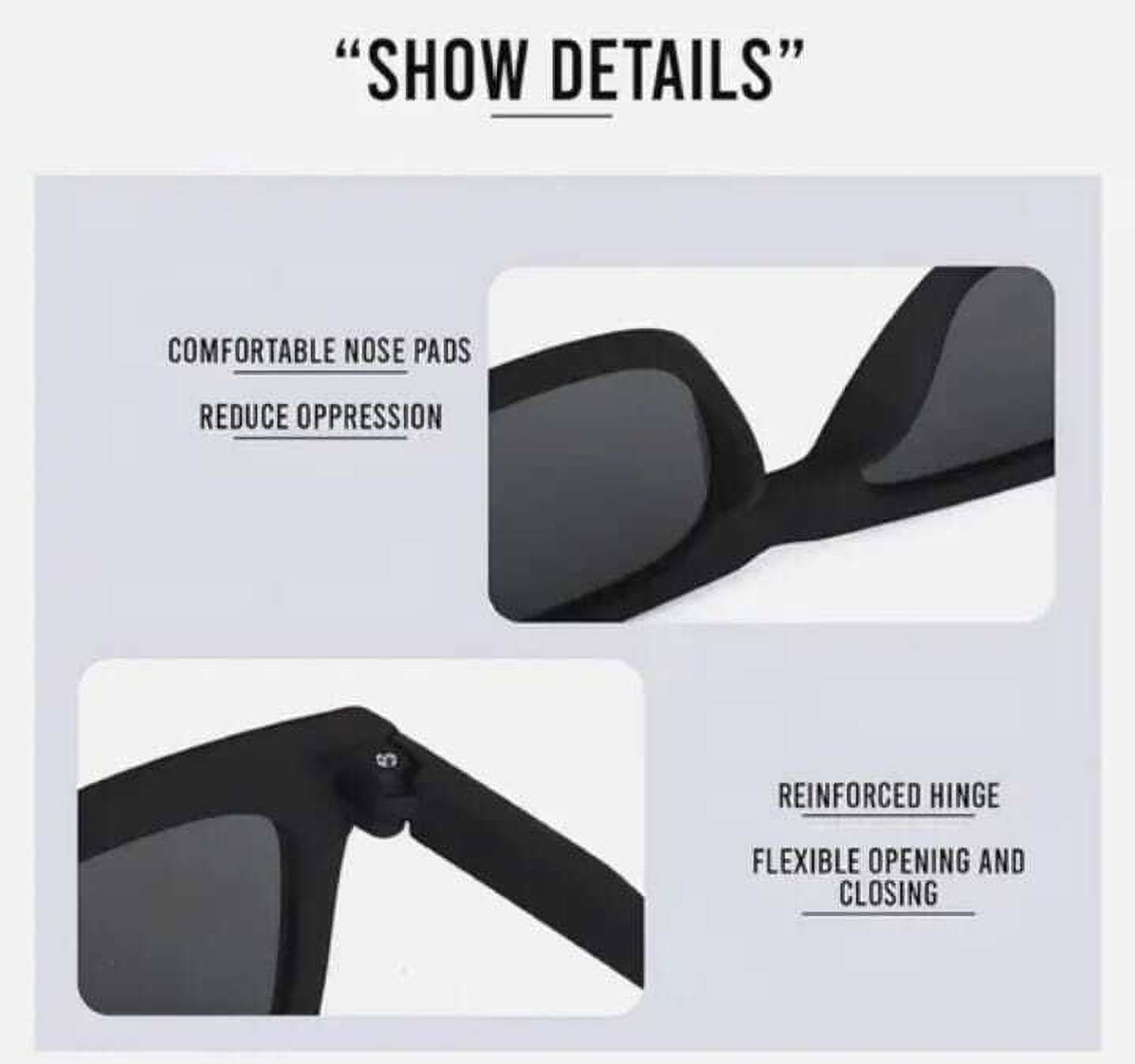 kingsunglasses Retro Square Sunglasses - Image 4