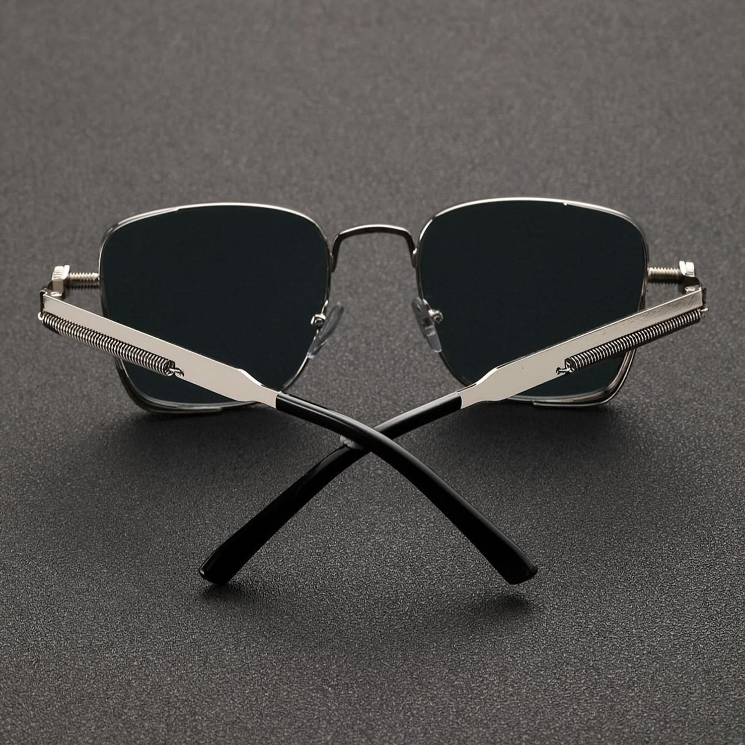 Image of YOUTH CLUB Retro Square, Wrap-around Sunglasses