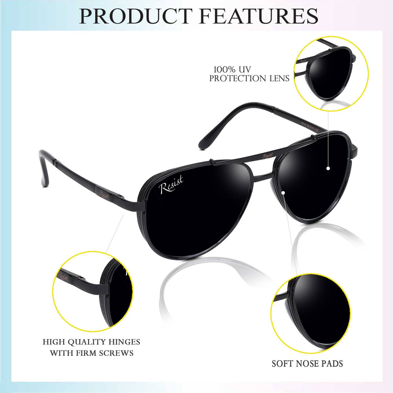 Resist Aviator Sunglasses - Image 3