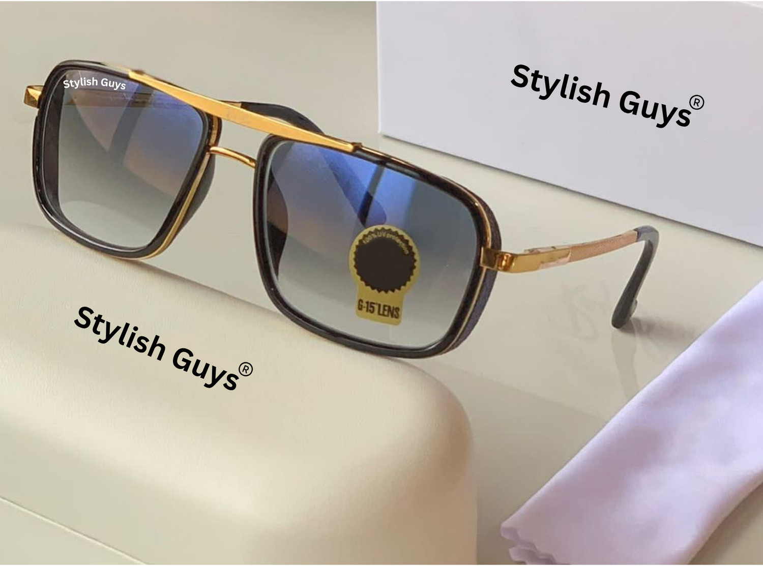 Image of STYLISH GUYS Aviator Sunglasses