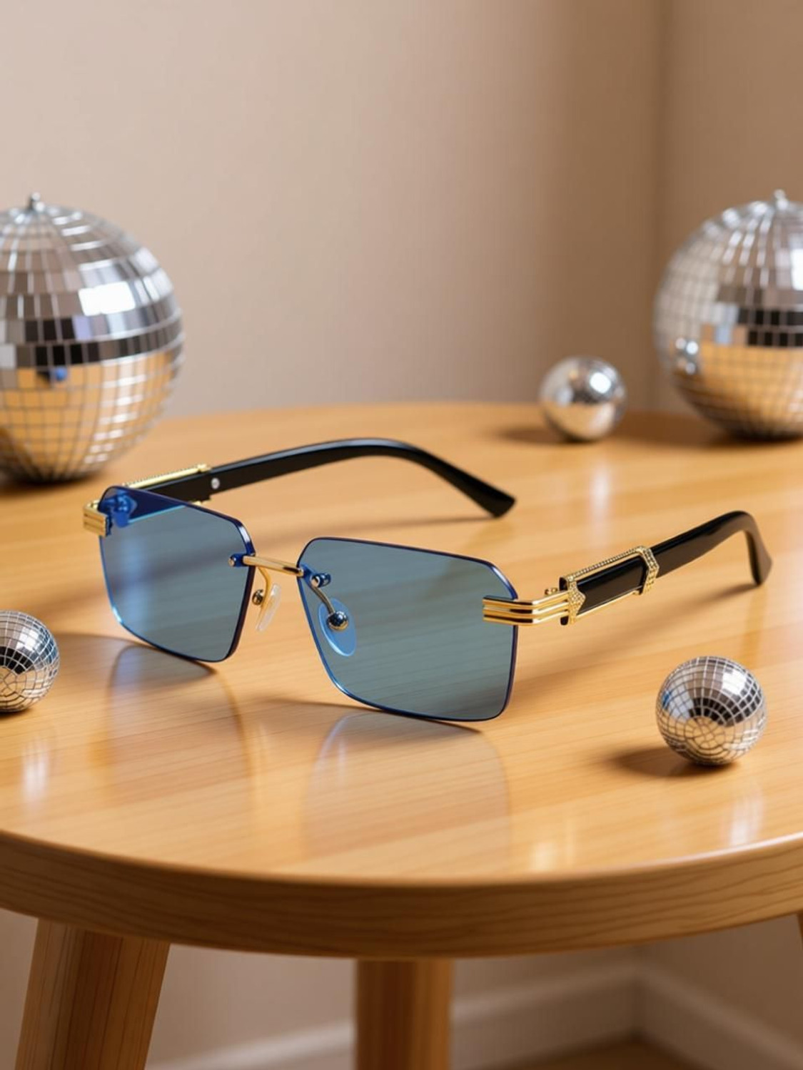 Image of Zeemork Rectangular Sunglasses