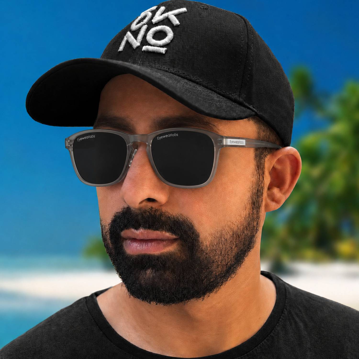 OKNO Retro Square Sunglasses - Image 3