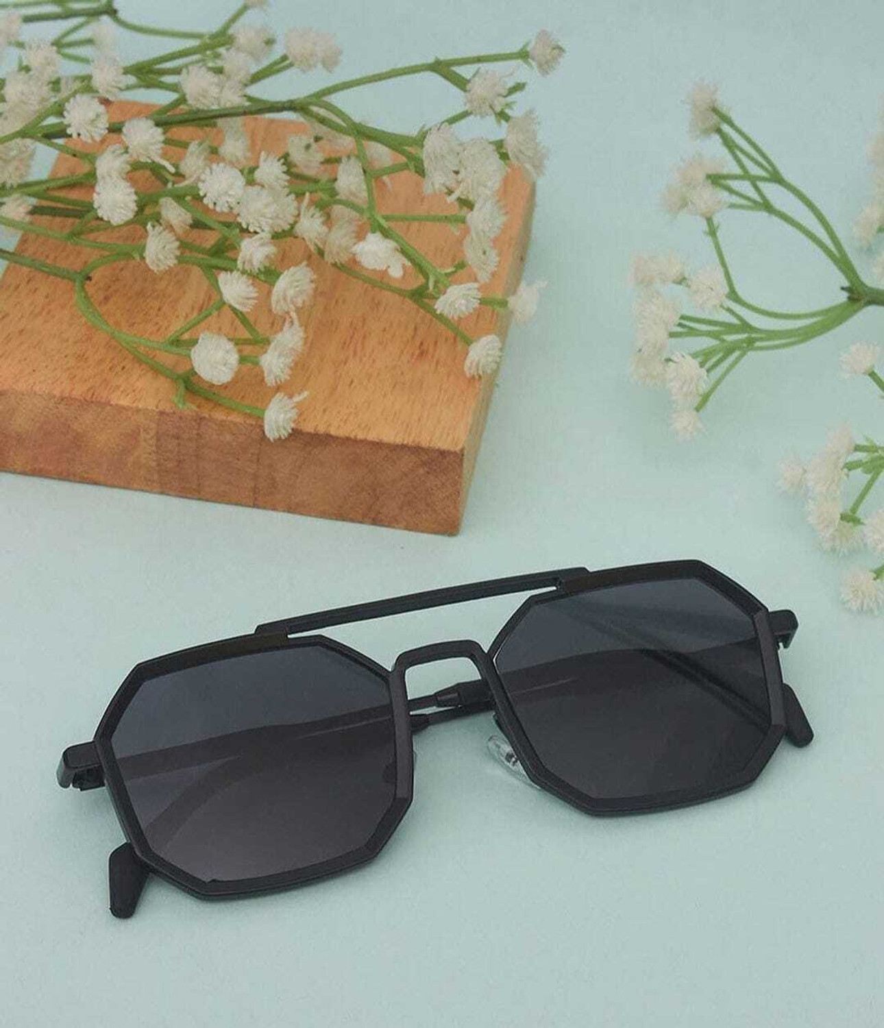 Image of PairiT Retro Square, Over-sized, Clubmaster Sunglasses
