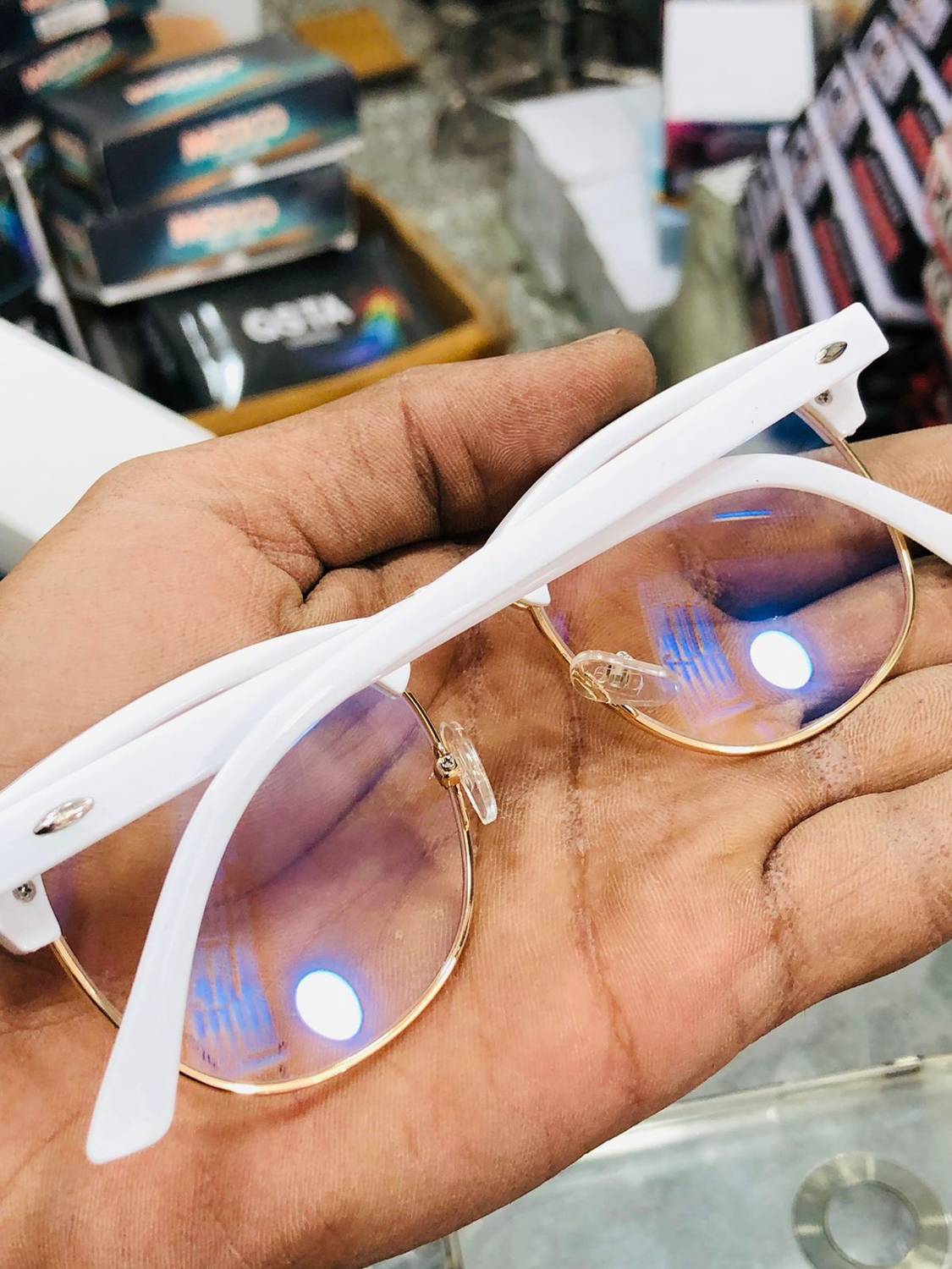 ALFATOORE Clubmaster Sunglasses