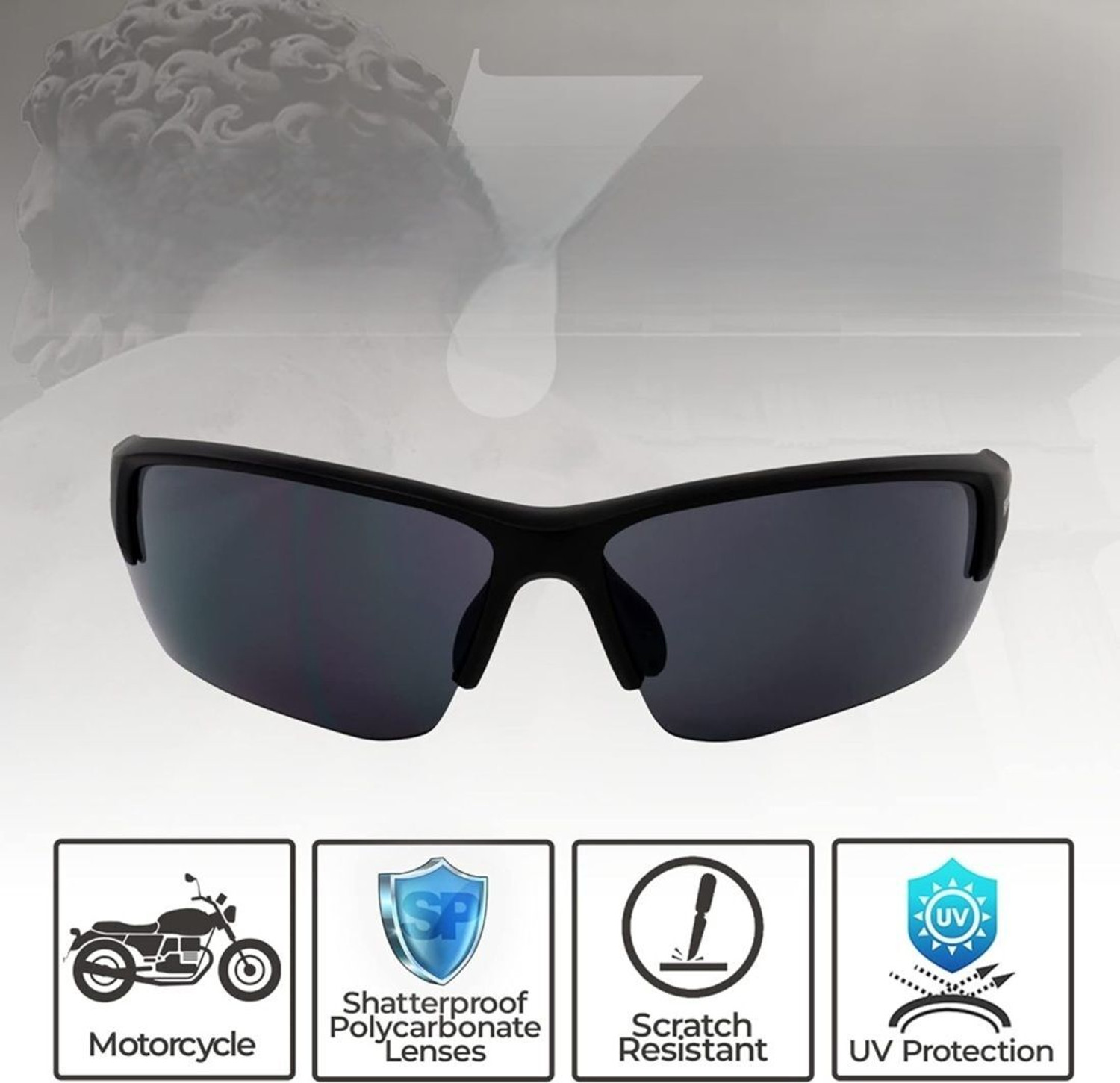 Image of Wearit Wrap-around Sunglasses