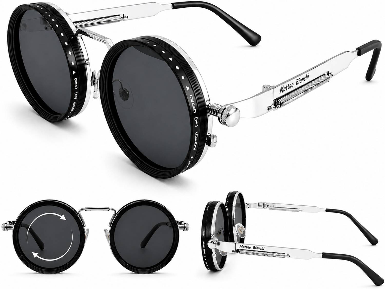Matteo Bianchi Round Sunglasses - Image 1