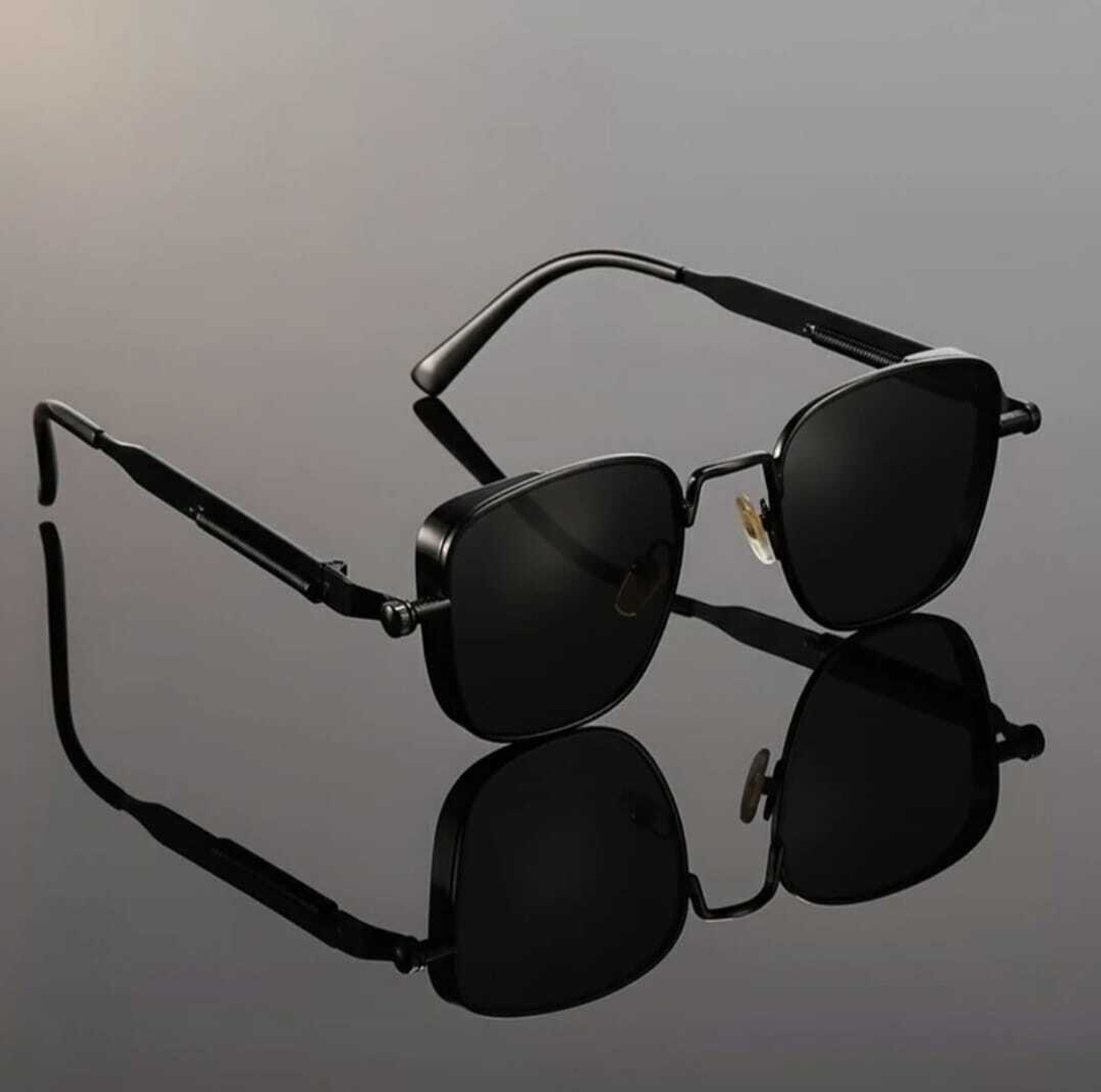 Image of YOUTH CLUB Retro Square, Wrap-around Sunglasses