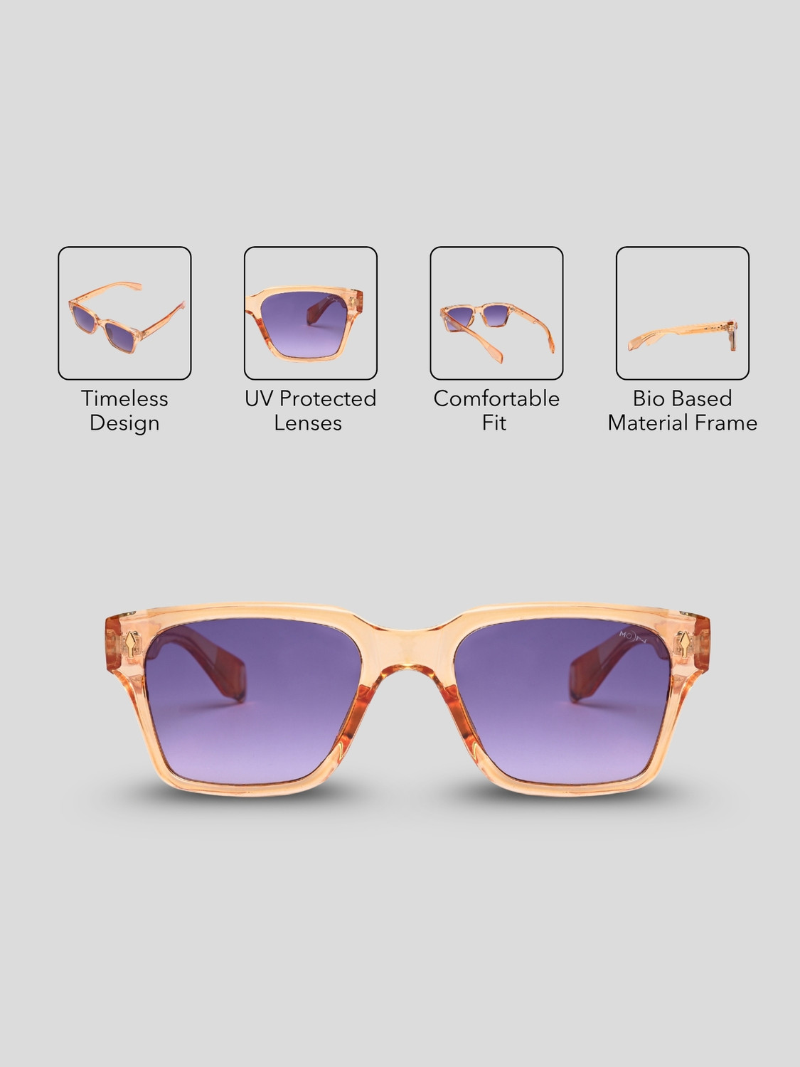 Image of MOONX Wayfarer Sunglasses