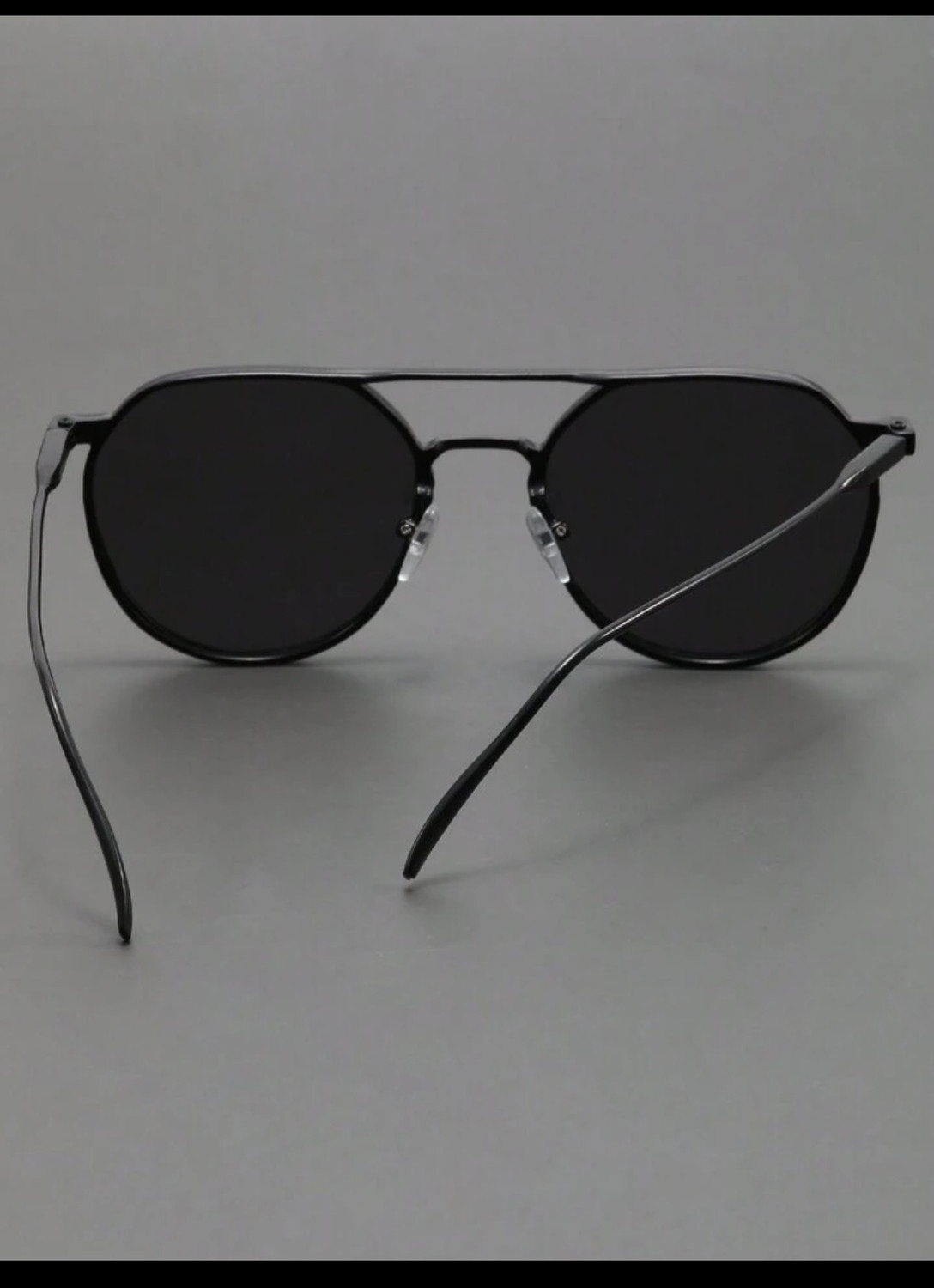 Image of Zeemork UV Protection, Gradient Round Sunglasses (Free Size) (For Men & Women, Black)