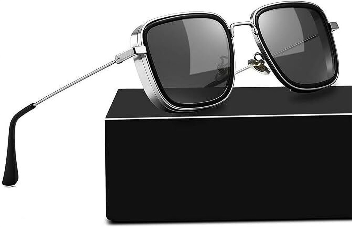 Image of Crimsen Eyewear Retro Square Sunglasses