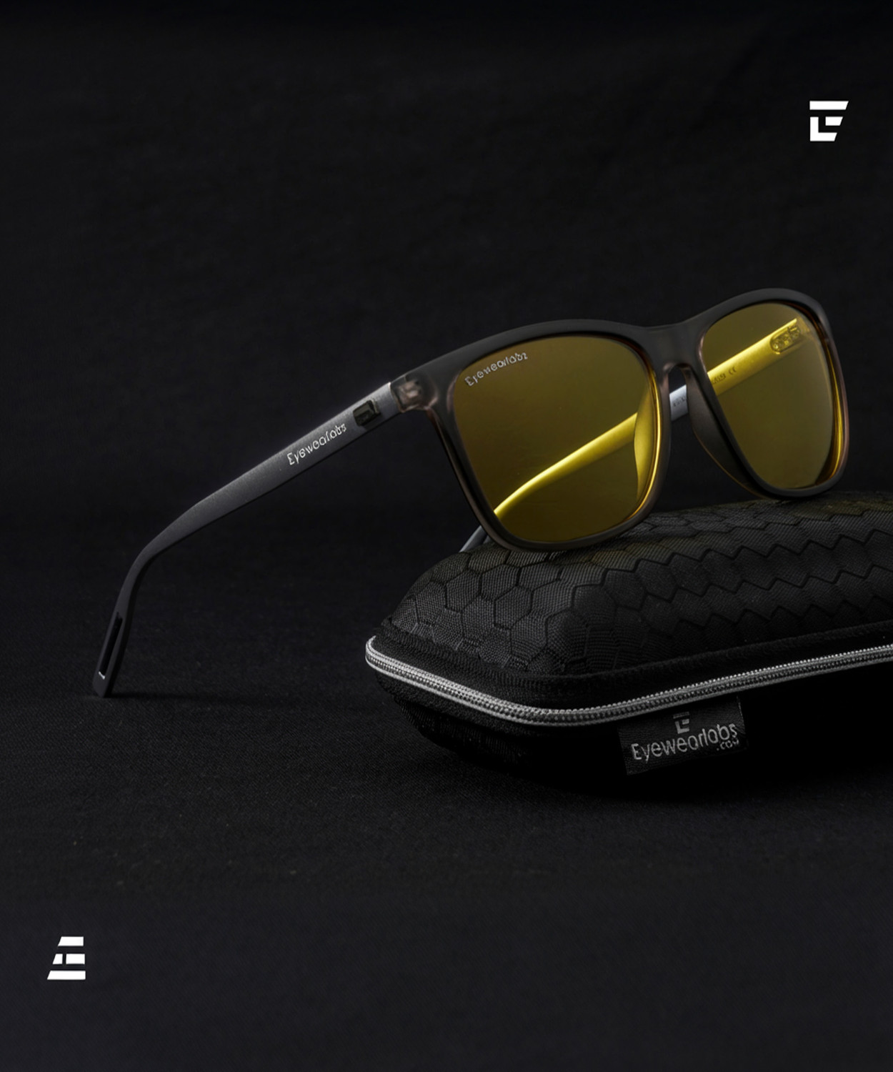 Image of Eyewearlabs Night Vision Retro Square Sunglasses (56) (For Men & Women, Yellow)