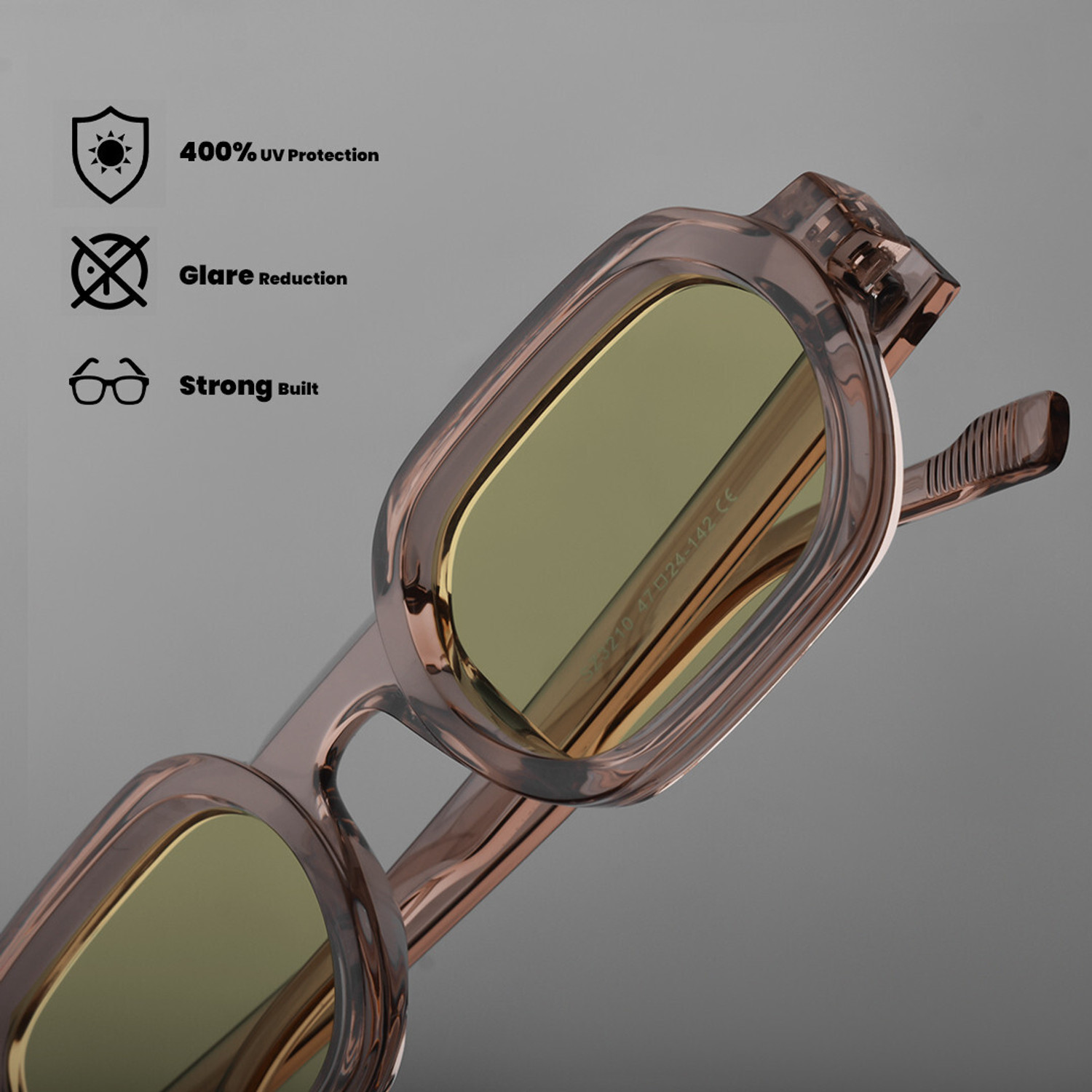 Image of SAM AND MARSHALL Retro Square Sunglasses