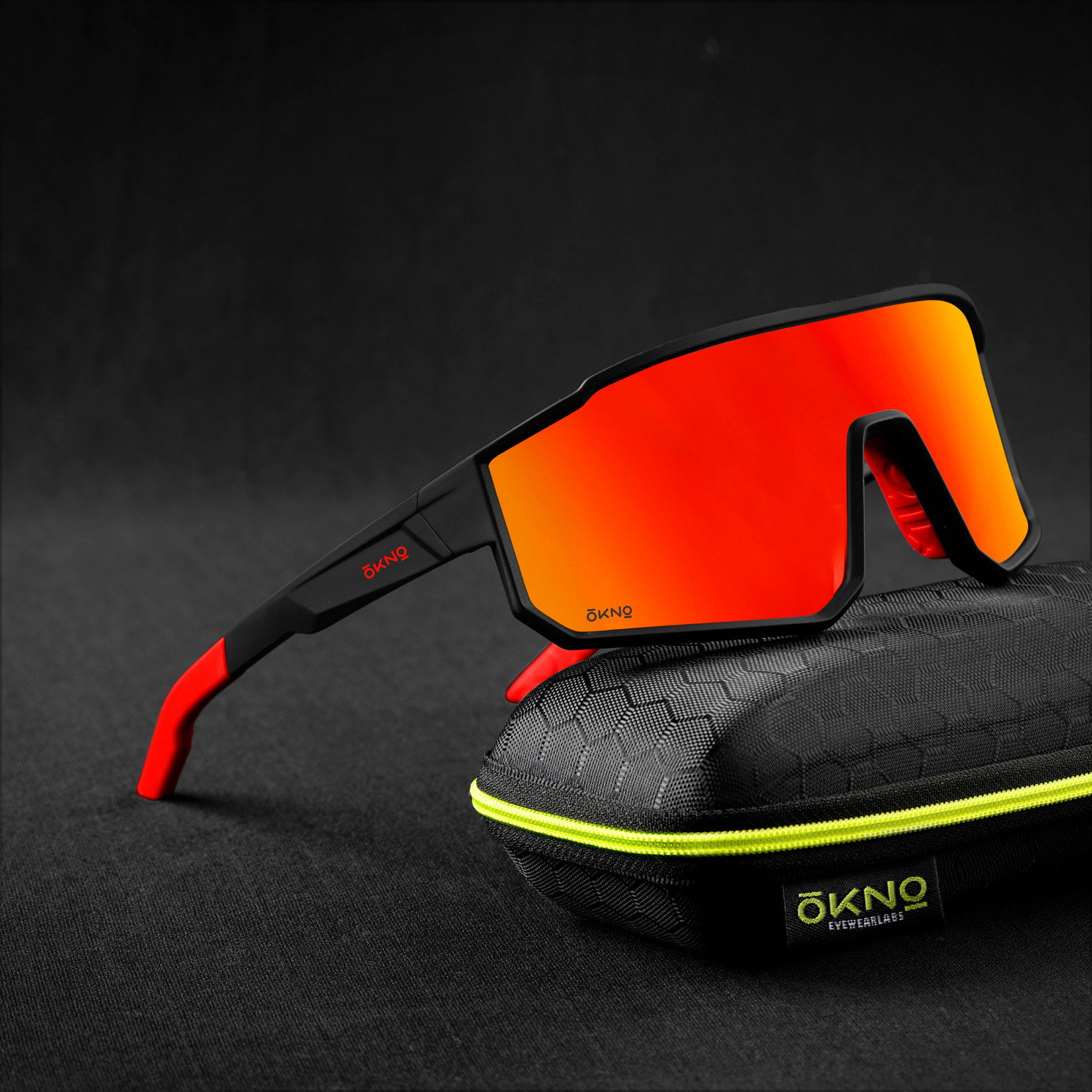 Image of Eyewearlabs Rectangular, Wrap-around, Over-sized, Sports Sunglasses