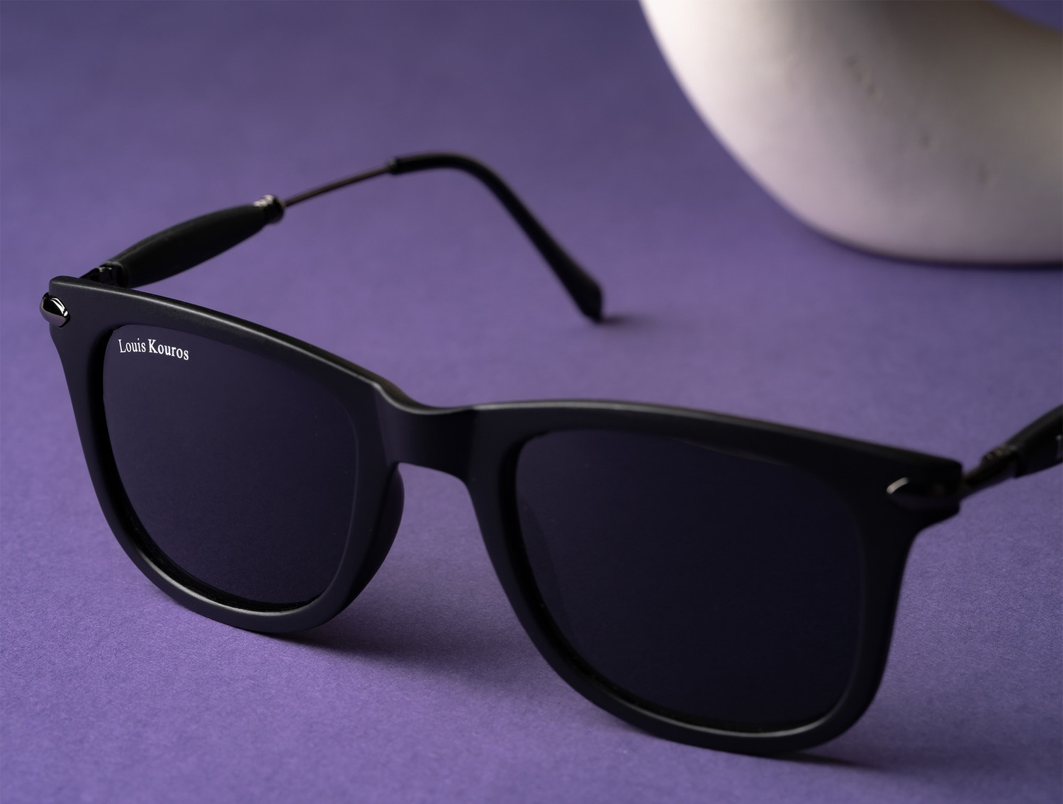 Image of LOUIS KOUROS Wayfarer Sunglasses