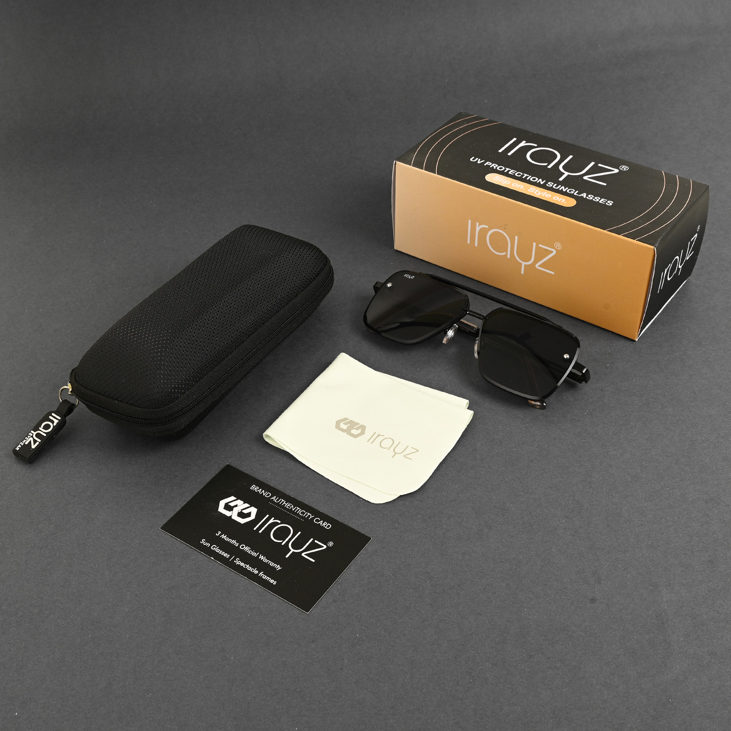 Image of Irayz Retro Square, Over-sized Sunglasses