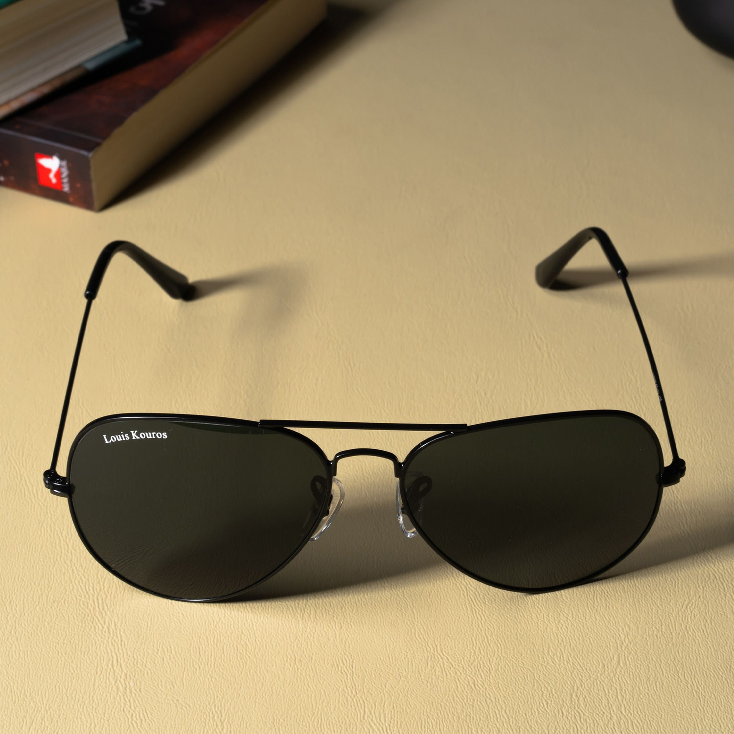 Image of LOUIS KOUROS Aviator Sunglasses