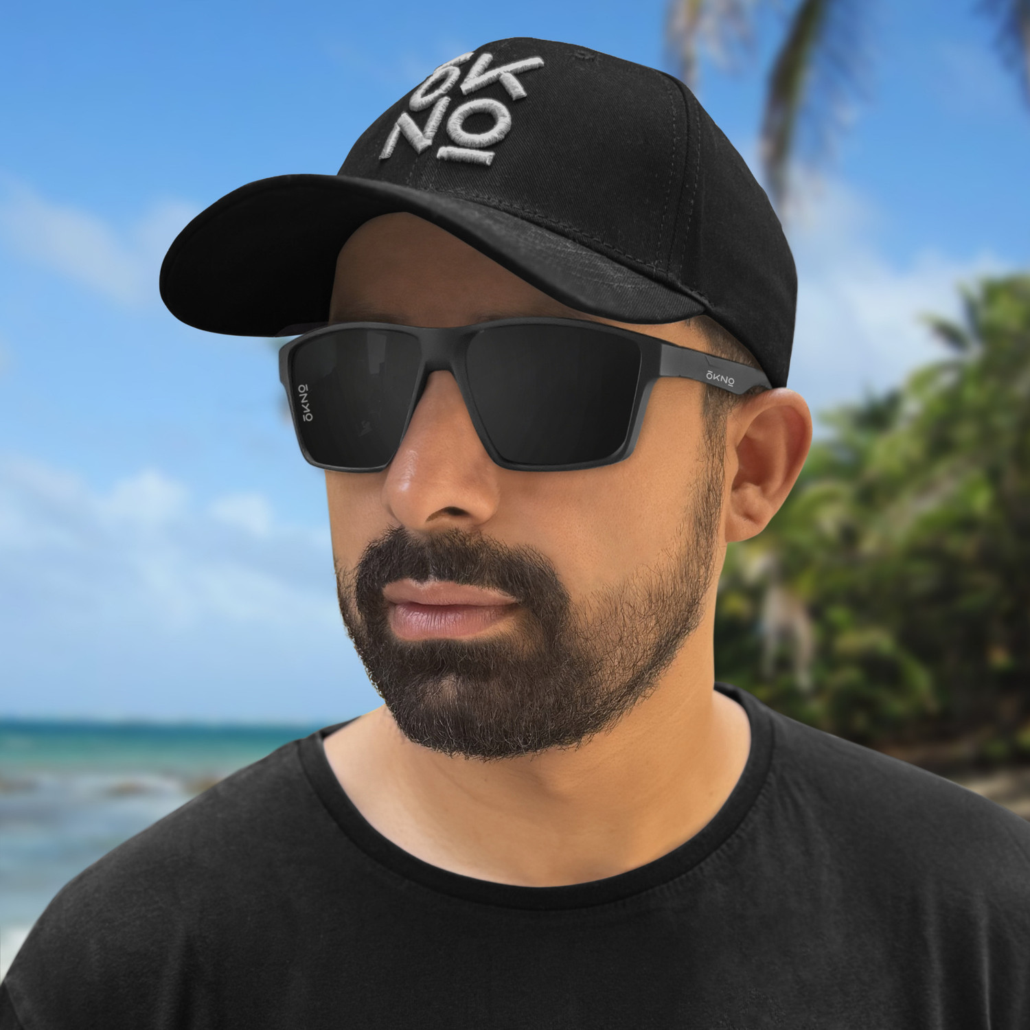 Image of OKNO Sports, Wrap-around, Rectangular Sunglasses