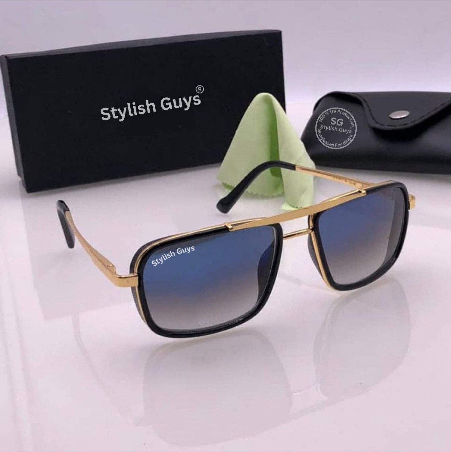 Image of STYLISH GUYS Aviator Sunglasses