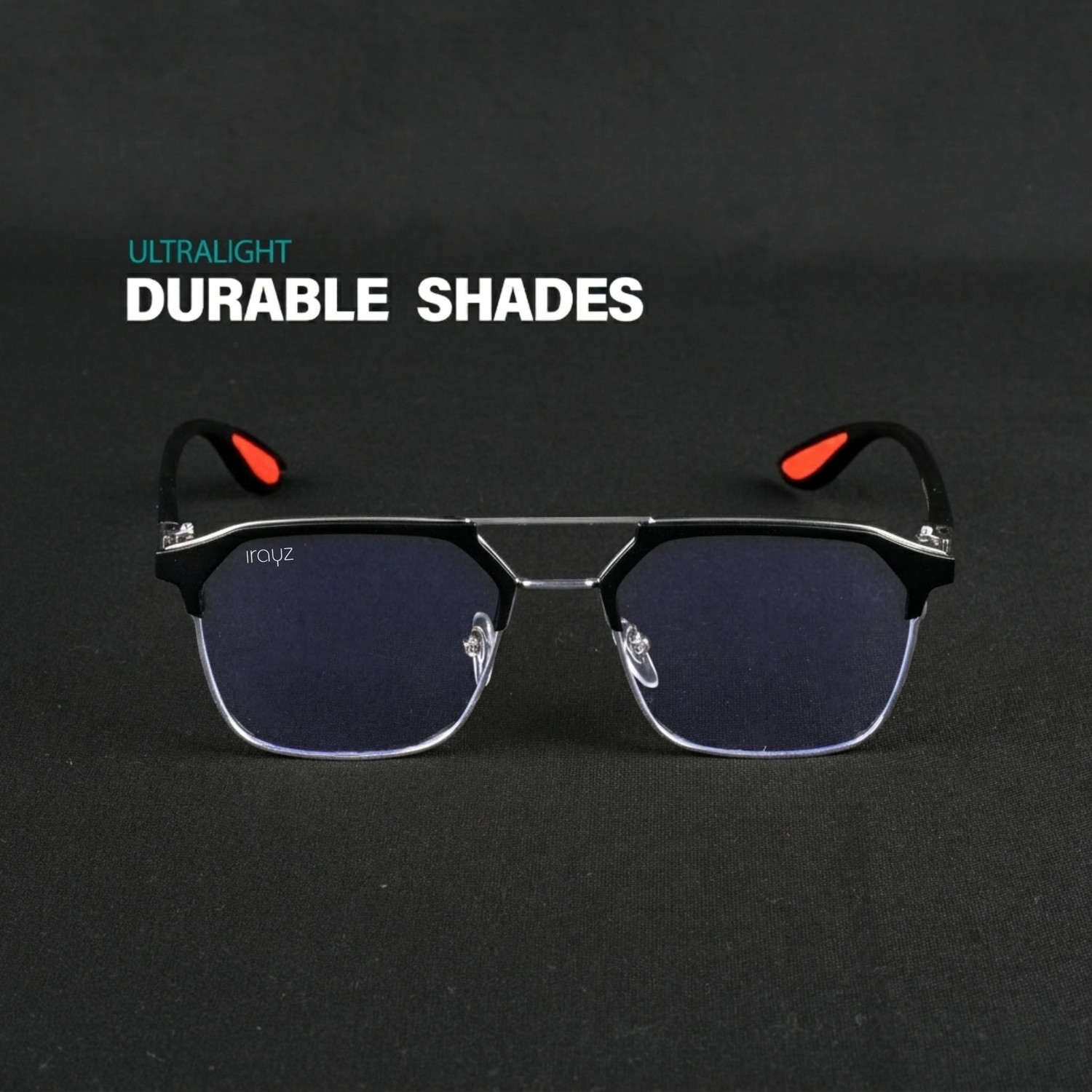 Image of Irayz Retro Square Sunglasses