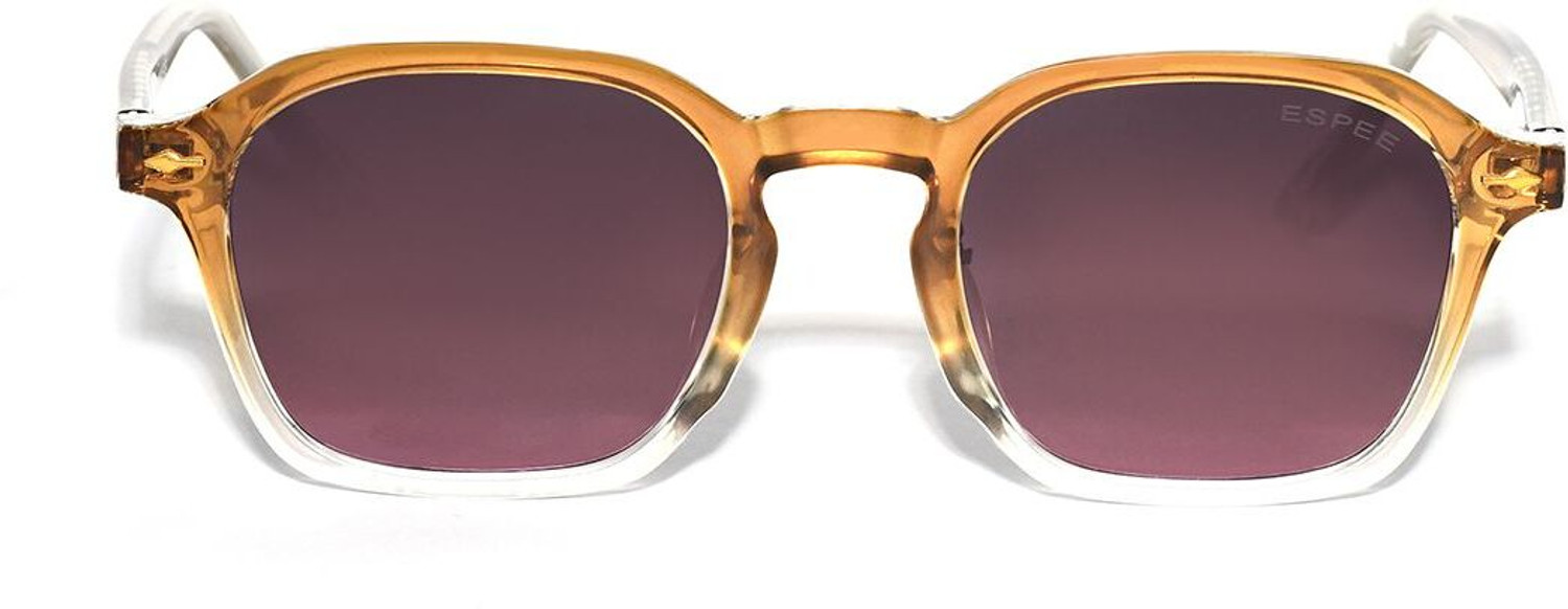 Image of Espee Gradient Retro Square Sunglasses (49) (For Men, Pink)