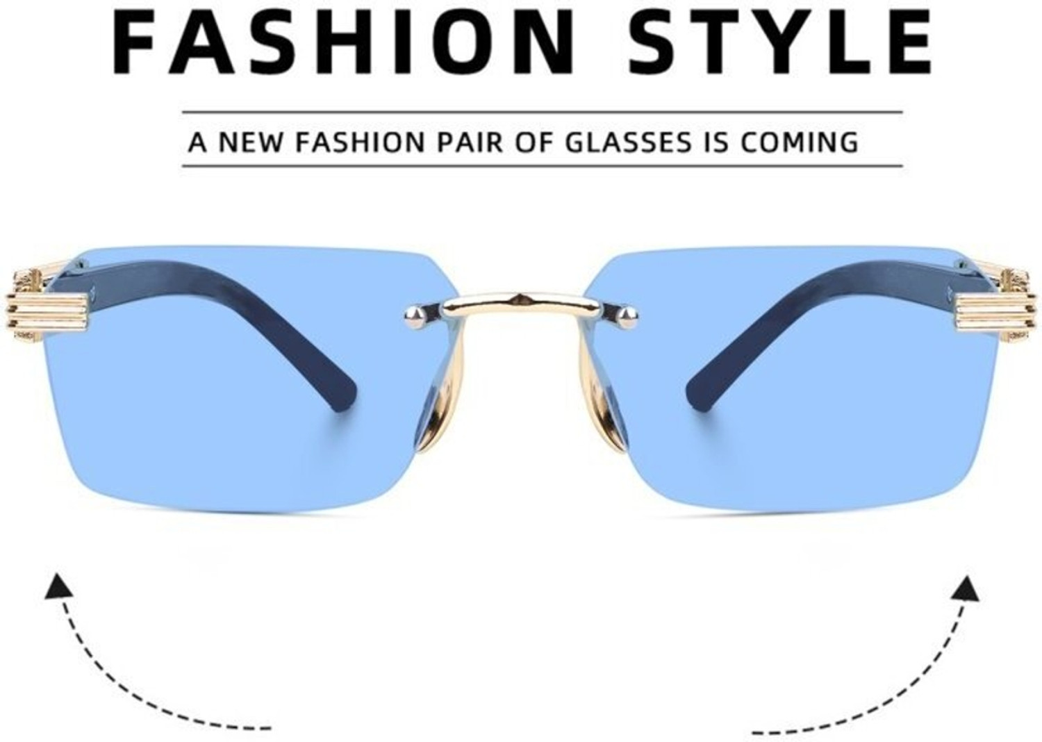 Image of Zeemork Rectangular Sunglasses