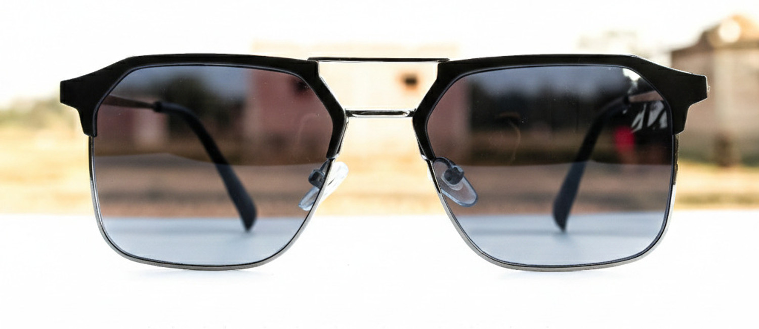 Image of jiebo Retro Square, Clubmaster Sunglasses