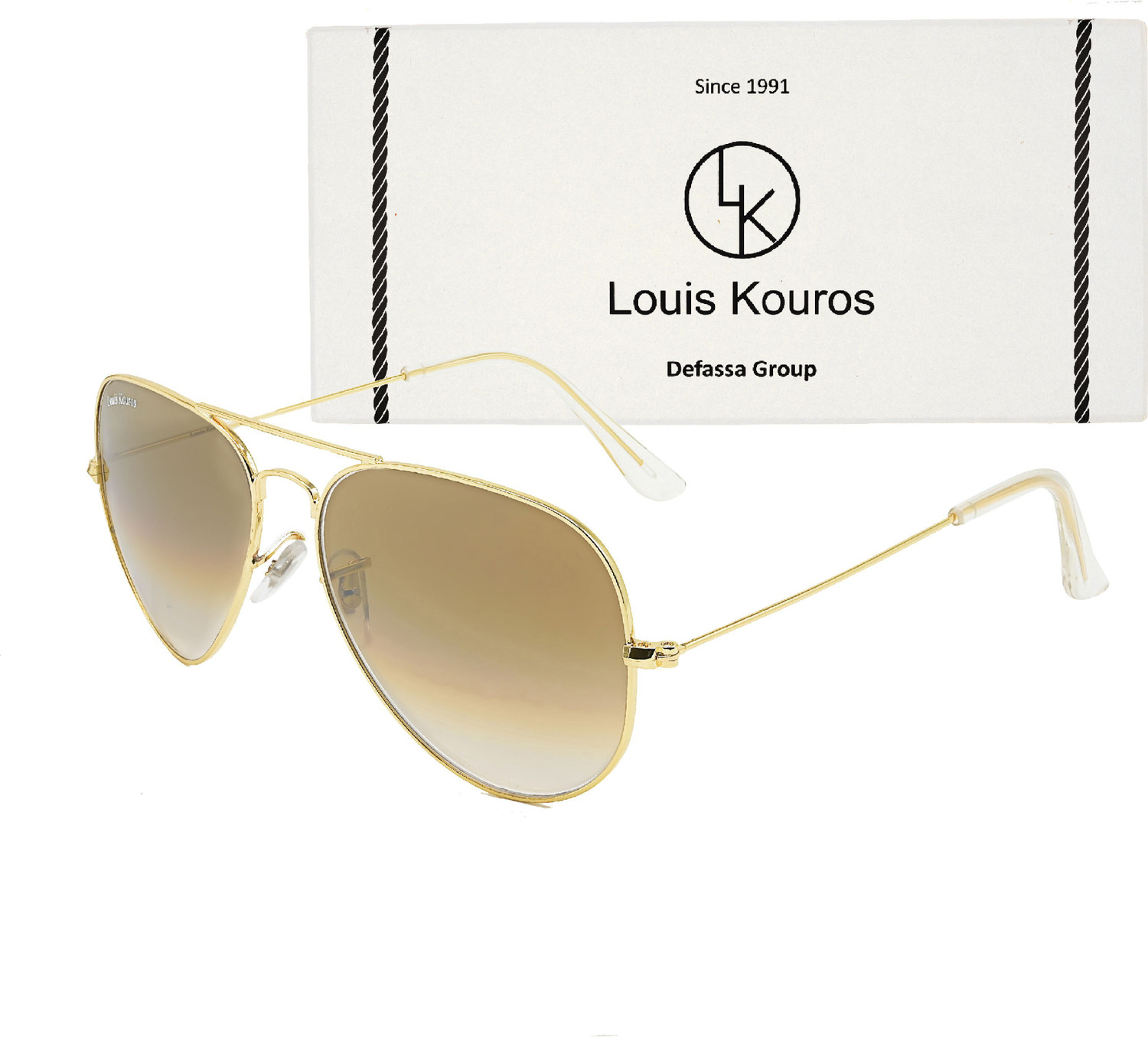 Image of LOUIS KOUROS Aviator Sunglasses
