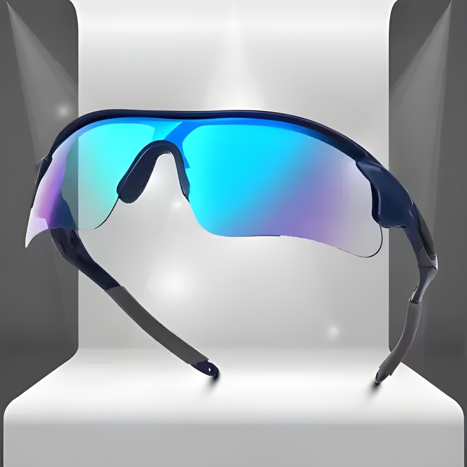 Image of SportoLume Polarized, UV Protection Cycling, Running, Sports Unisex Sunglasses (Free Size) Cricket Goggles