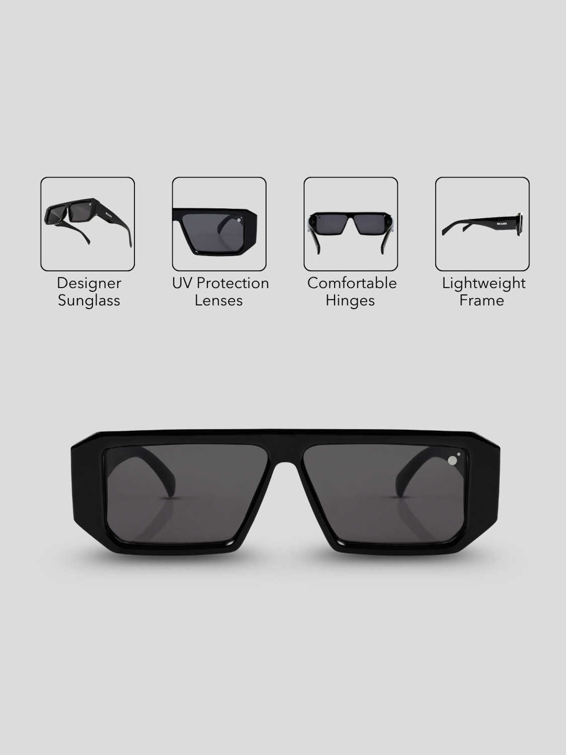 Image of moonx Rectangular Sunglasses