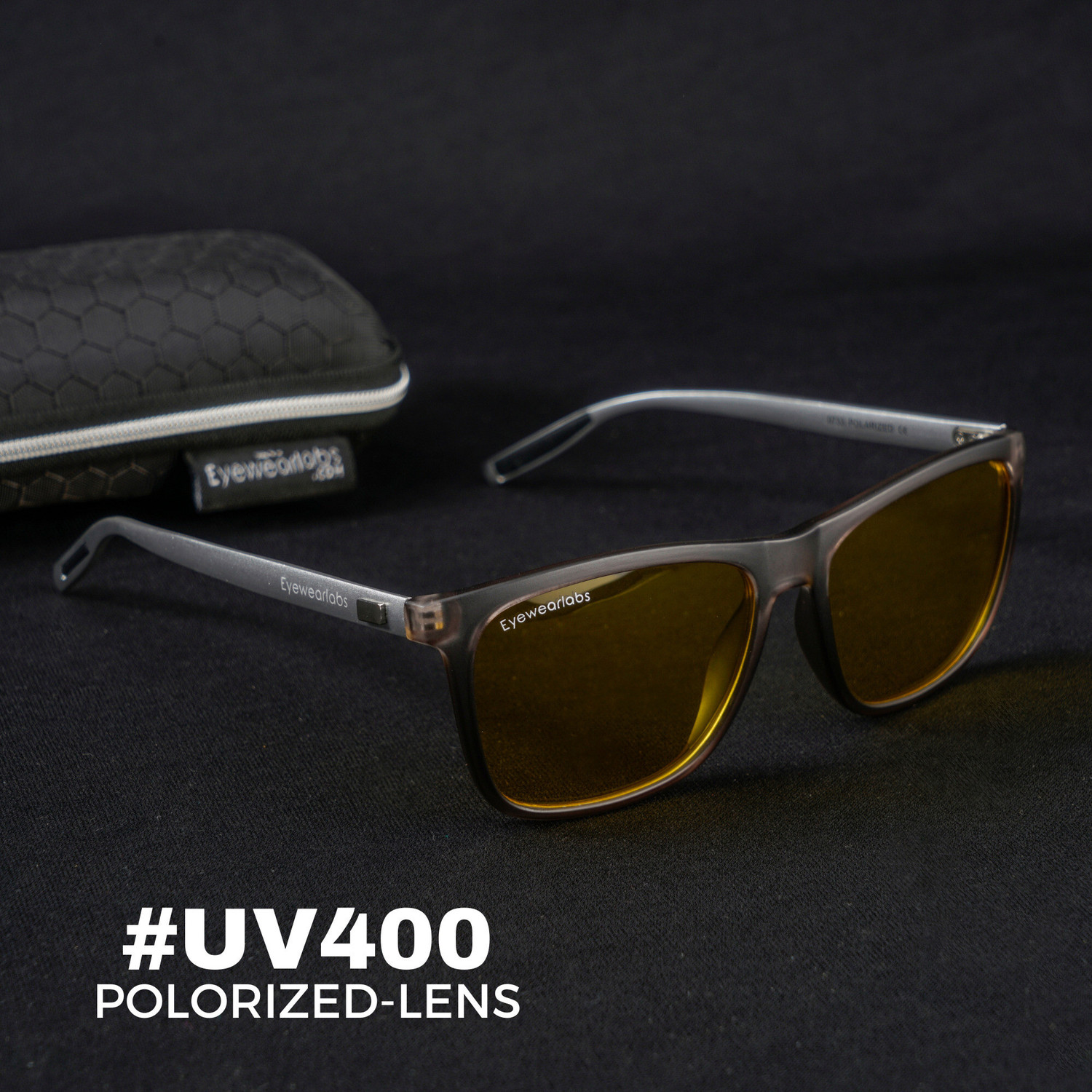 Image of Eyewearlabs Night Vision Retro Square Sunglasses (56) (For Men & Women, Yellow)