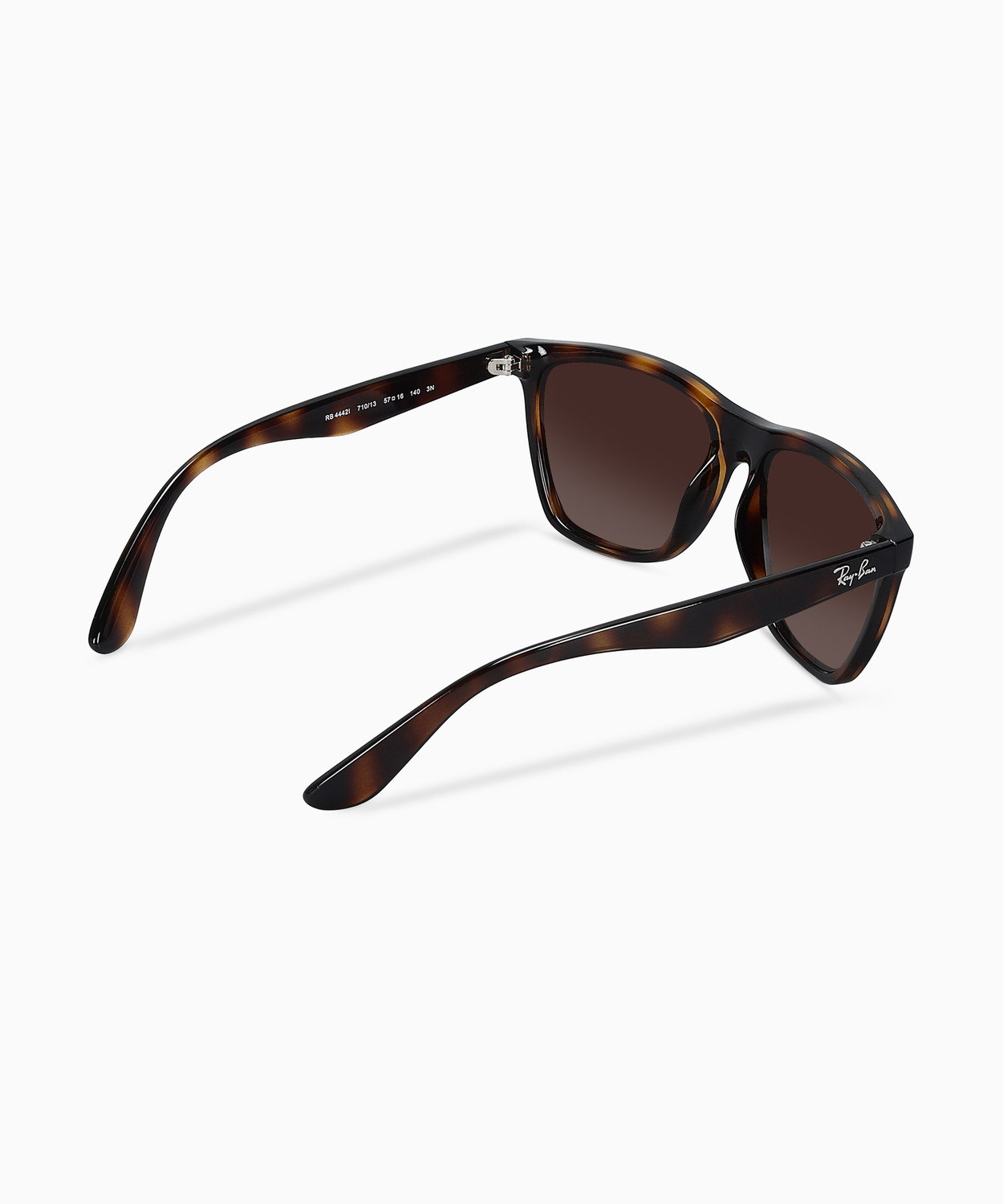 Image of Ray-Ban Gradient Wayfarer Sunglasses (57) (For Men & Women, Brown)