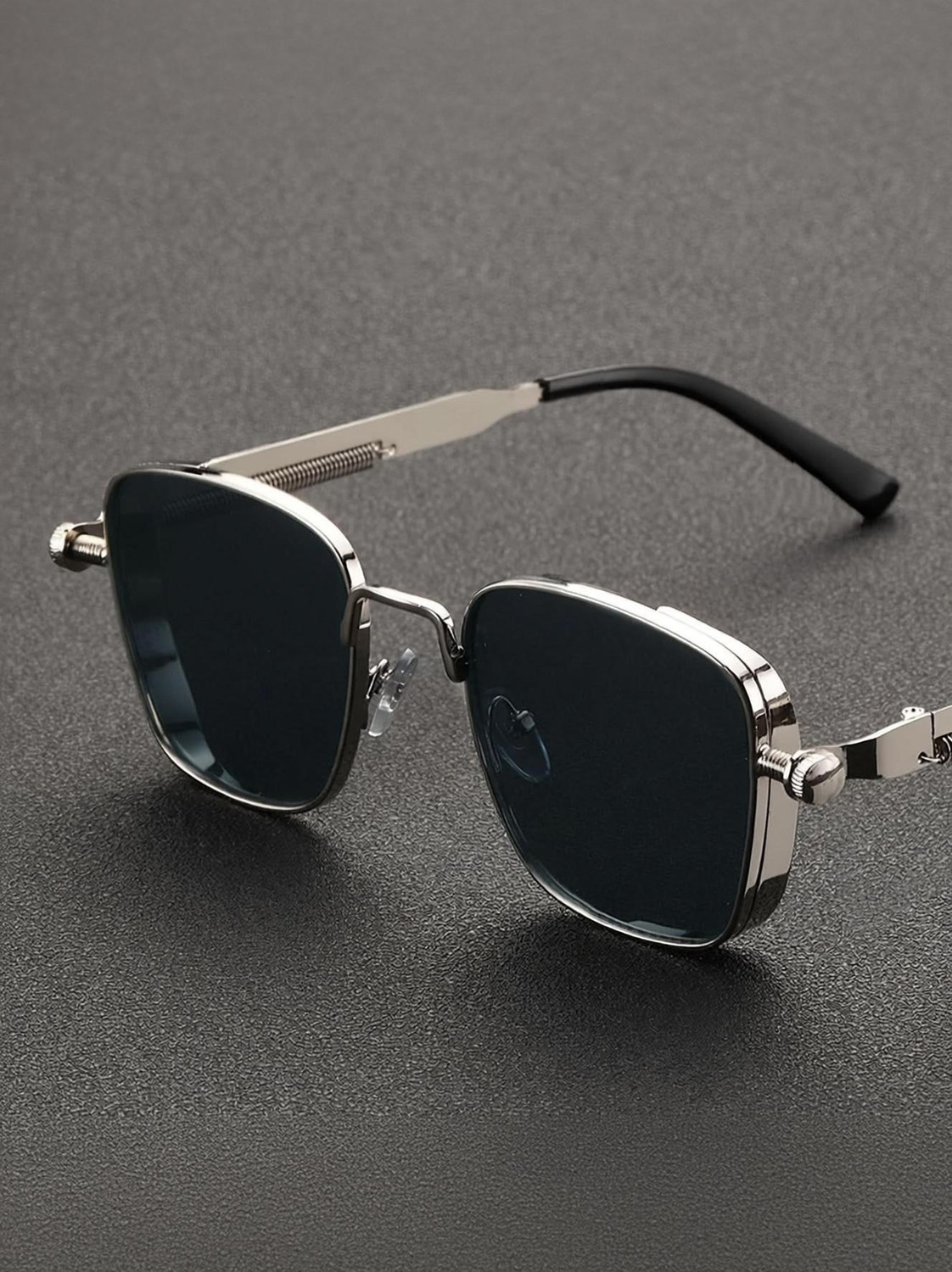 Image of YOUTH CLUB Retro Square, Wrap-around Sunglasses