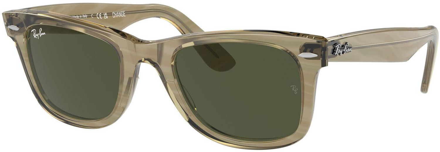 Image of Ray-Ban UV Protection Wayfarer Sunglasses (50) (For Men & Women, Green)