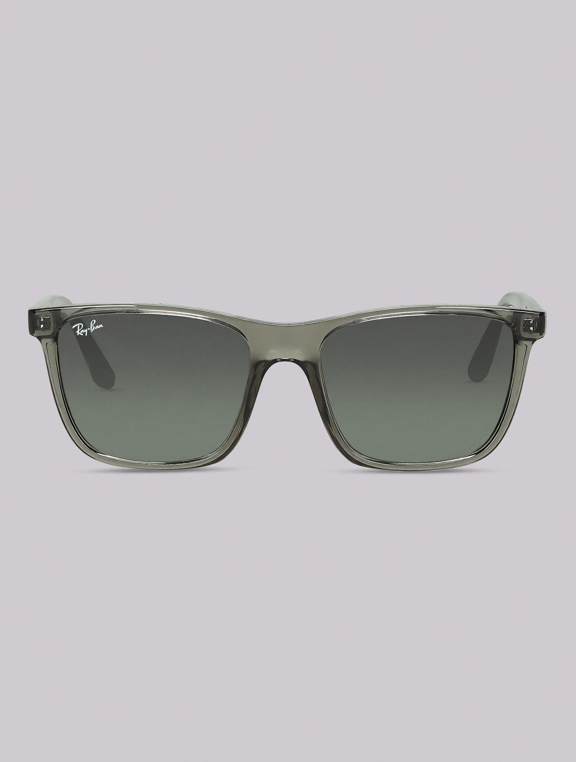Image of Ray-Ban UV Protection Retro Square Sunglasses (56) (For Men, Grey)